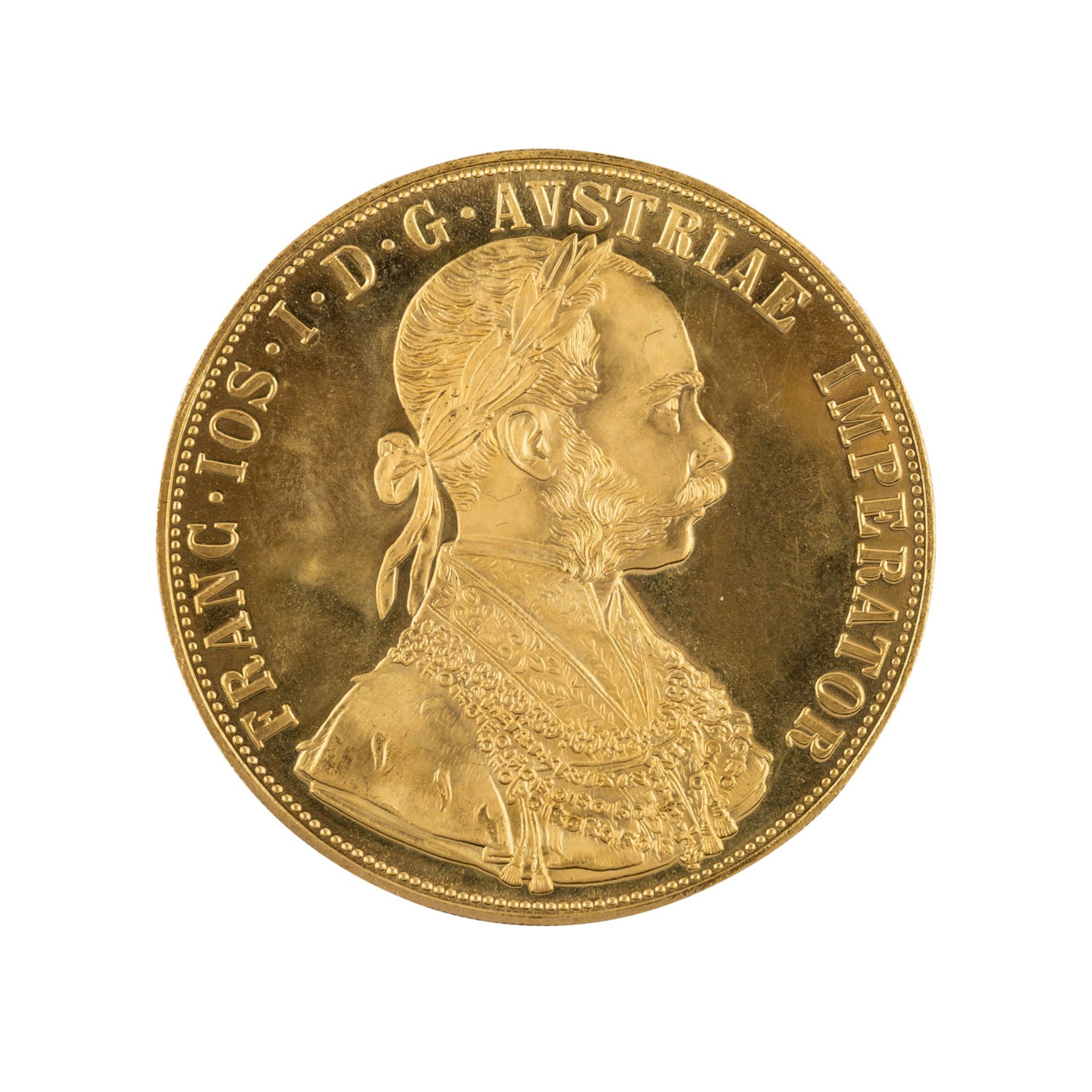 Österreich/GOLD - Ca. 75,5 g fein, bestehend aus100 Kronen 1915 NP, 2 x 4 Dukaten 1915 NP, 2 x 8 - Bild 2 aus 5