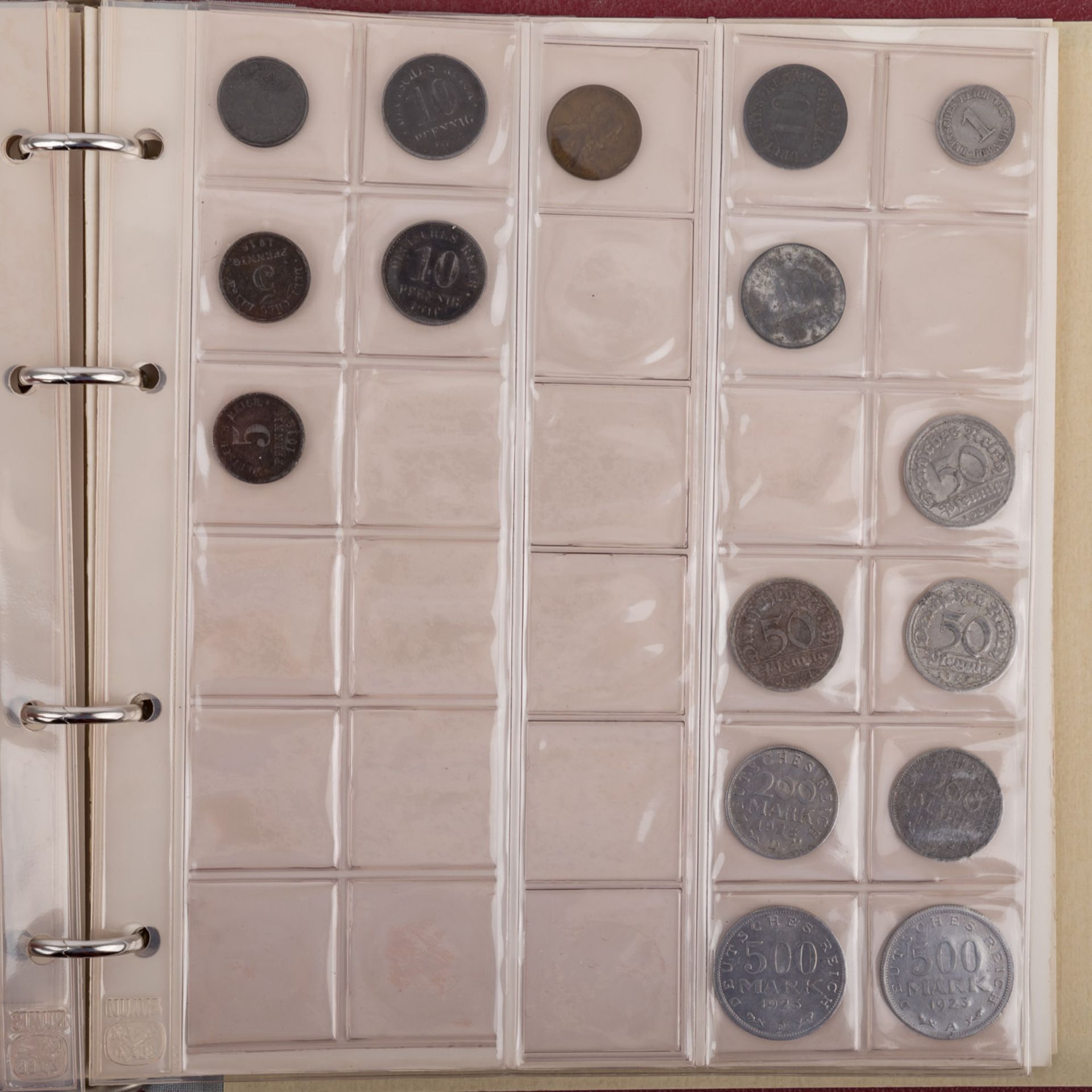 Bunt gemischte Sammlung Münzen in 2 Alben, mit etwas GOLD -dabei III. Reich, Dt. Kaiserreich, - Bild 14 aus 16