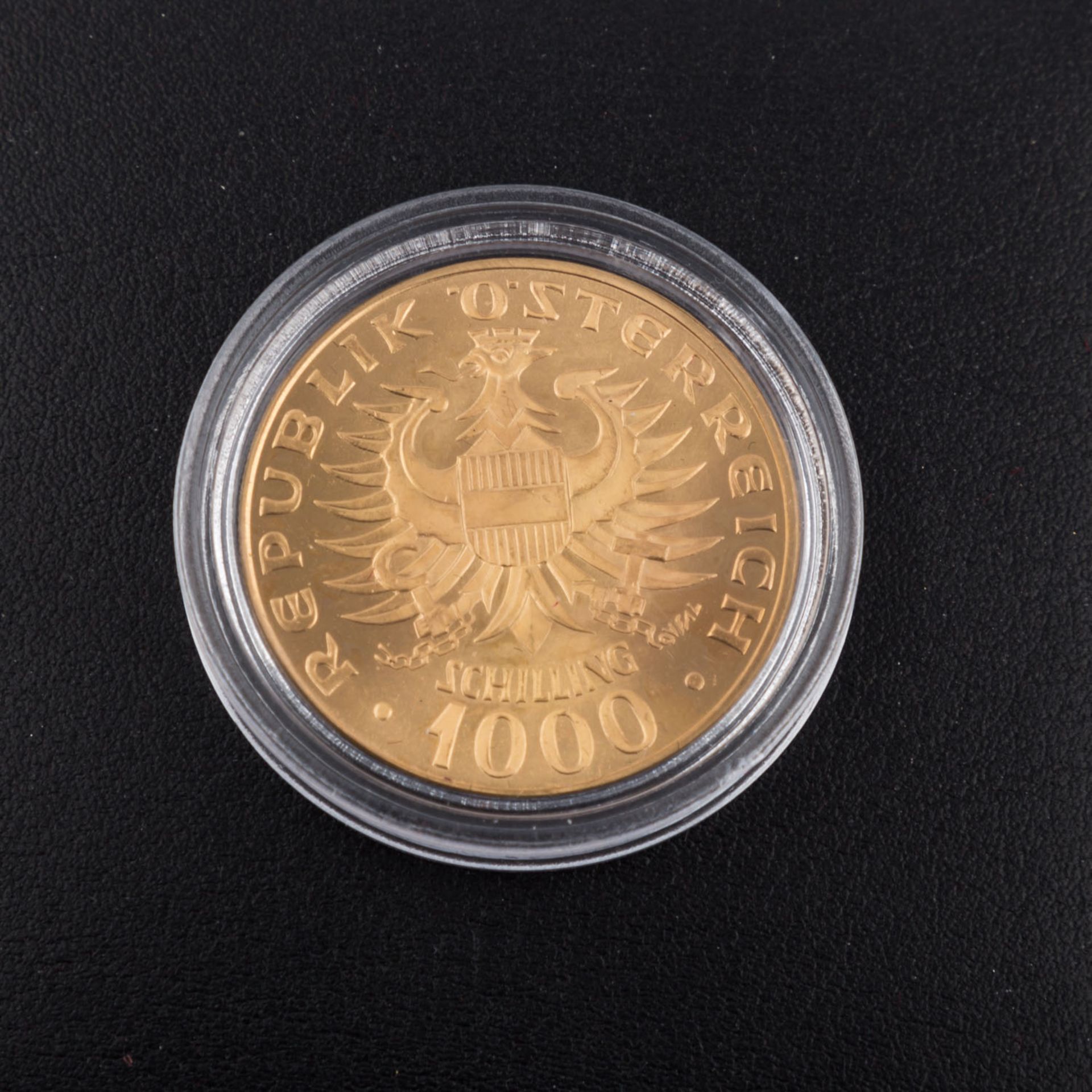 Österreich/GOLD - 1000 Schilling Babenberger,ca. 12,15 g fein, vzAustria/GOLD - 1000 Shillings - Bild 3 aus 3