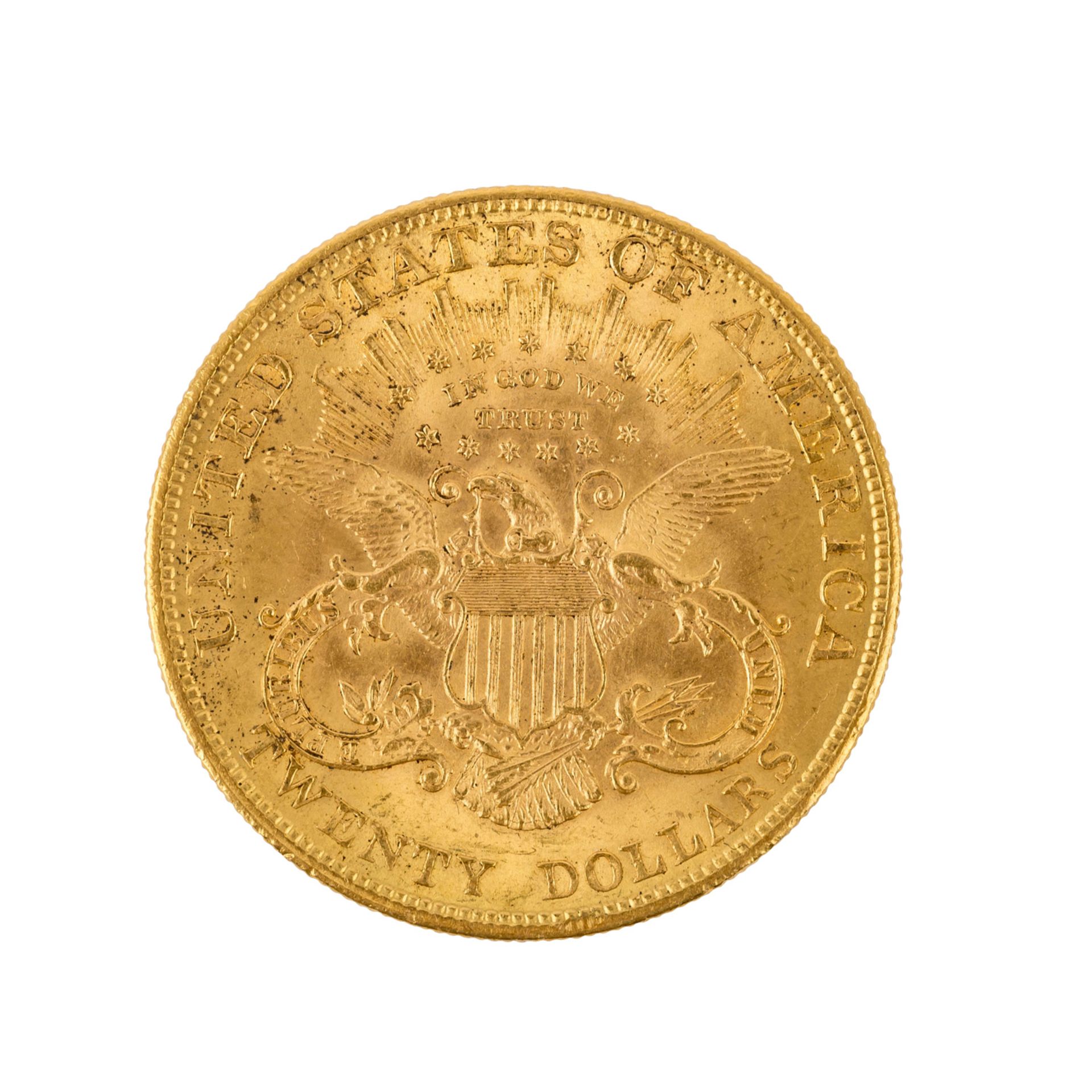 USA/GOLD - 20 Dollars 1904 Liberty Head,ca. 30 g fein, ssVF