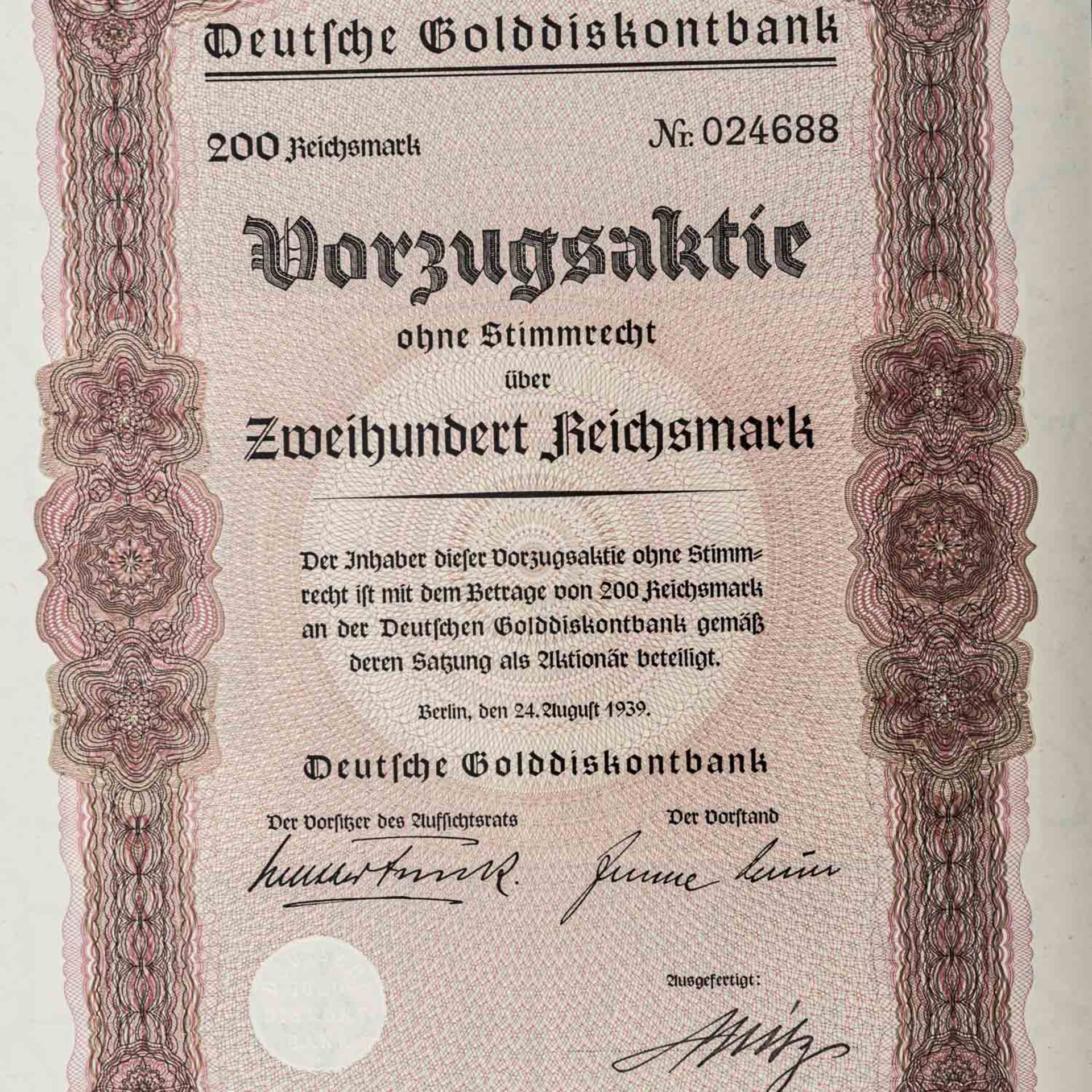 Interessante Sammlung historischer Wertpapiere in 2 Alben -historische Wertpapiere aus aller Welt, - Bild 6 aus 7