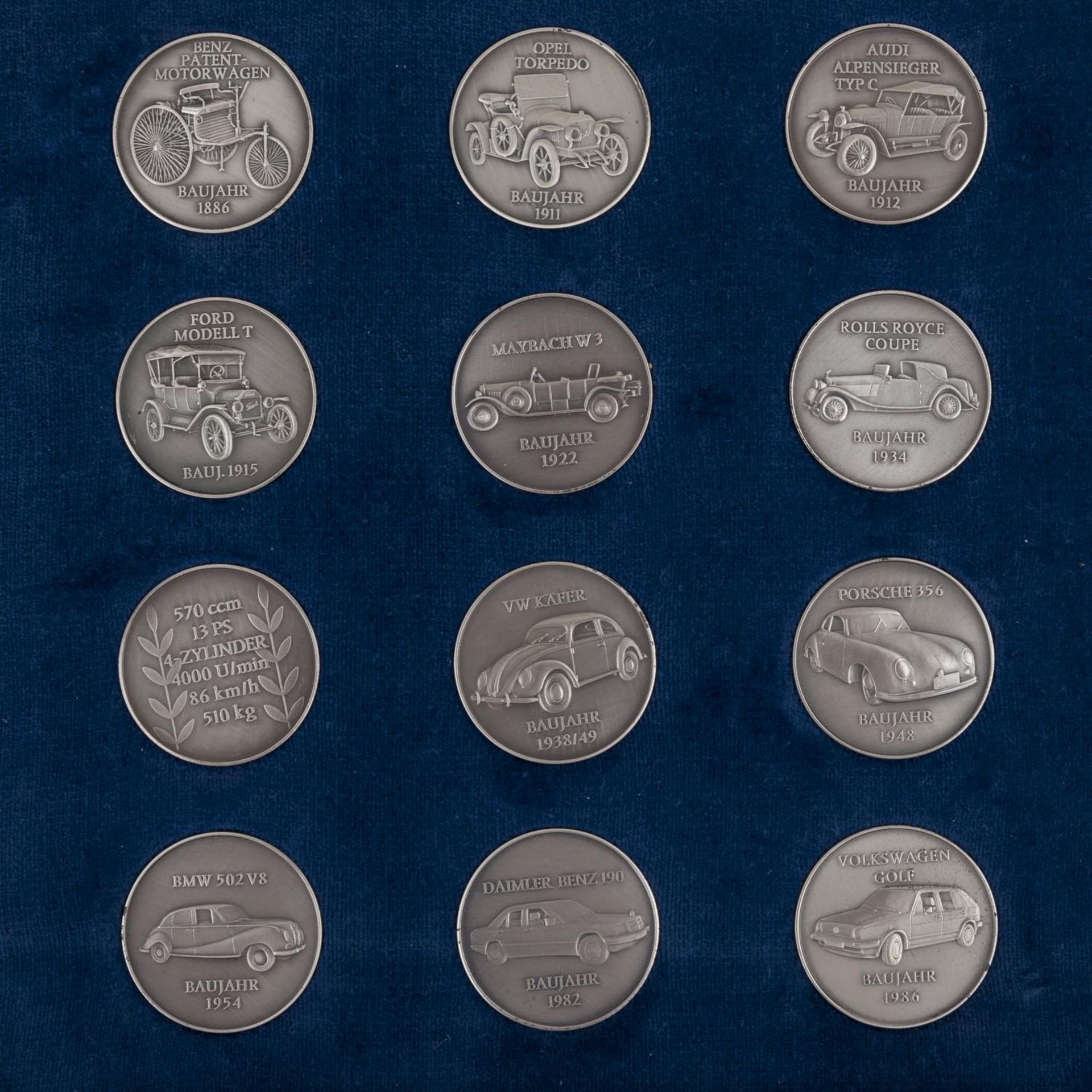 Exklusive Silberplaketten und -medaillen,Thematik Alte Berufe und Städte, Berühmte Friedensschlüsse, - Bild 7 aus 7
