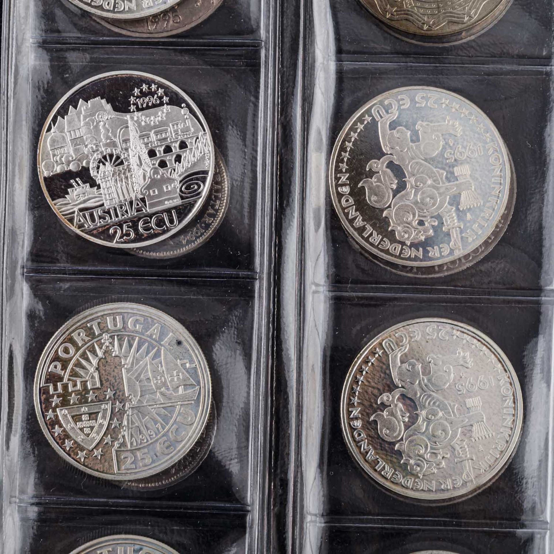 ECU Sammlung in überwiegend Silber und CuNi,gespickt mit wenigen EURO Münzen u.a. 5 Euro 2018 - Bild 5 aus 7