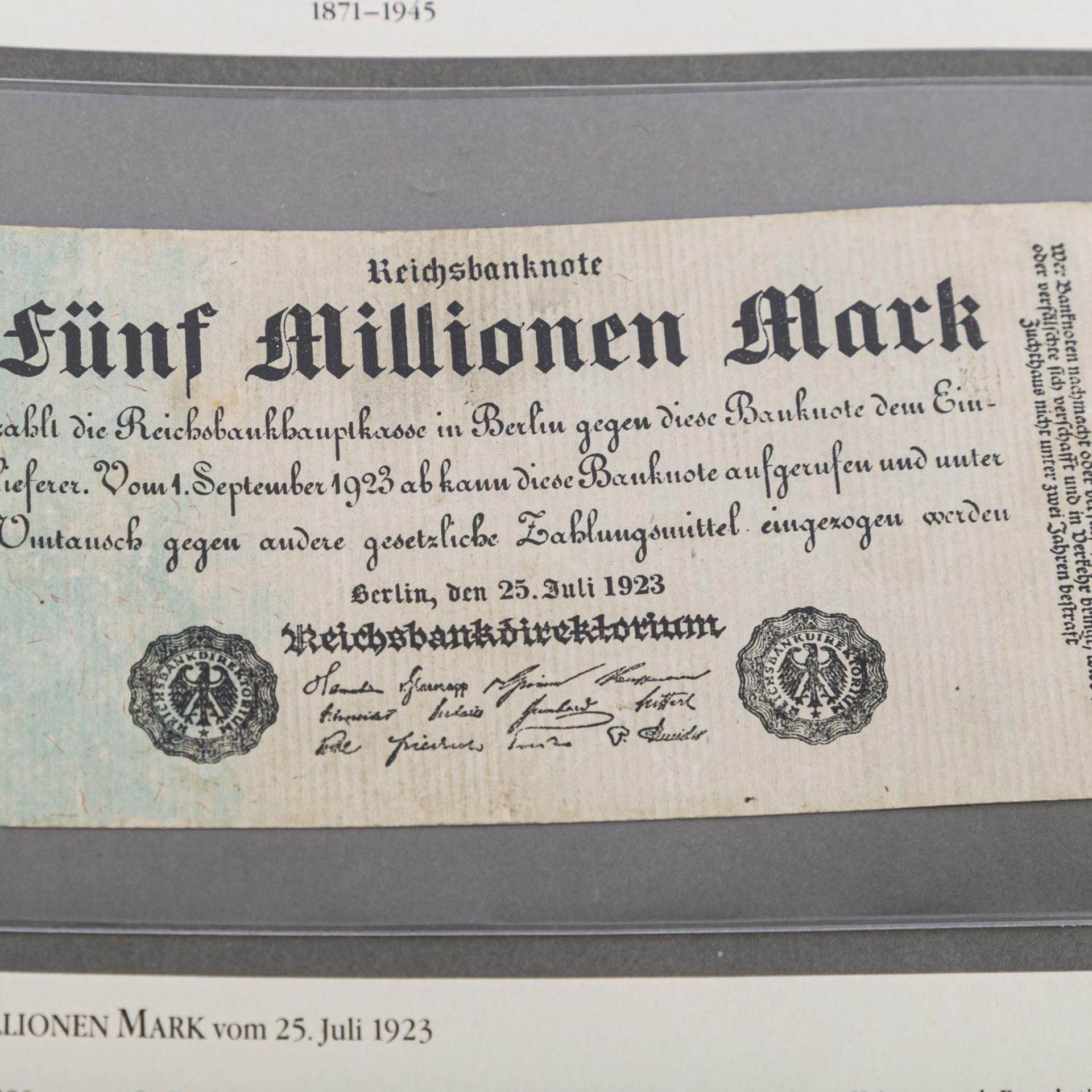 3 Sammelalben "Historische Banknoten Deutsches Reich 1871-1945" -dabei Dt. Kaiserreich, Weimarer - Bild 6 aus 11