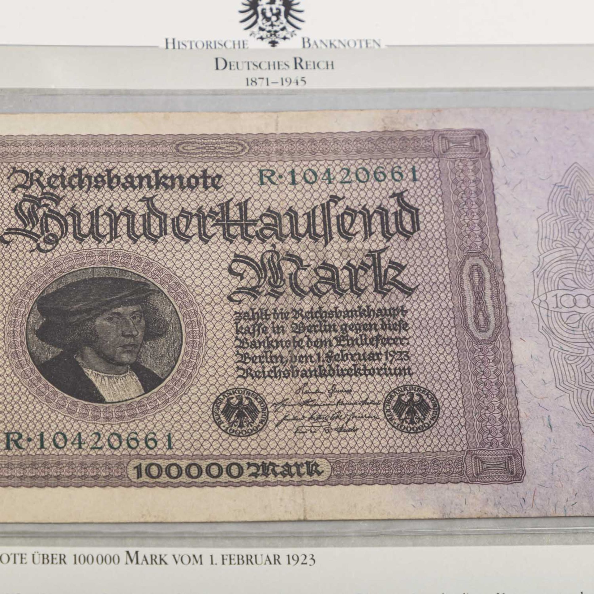 3 Sammelalben "Historische Banknoten Deutsches Reich 1871-1945" -dabei Dt. Kaiserreich, Weimarer - Bild 9 aus 11