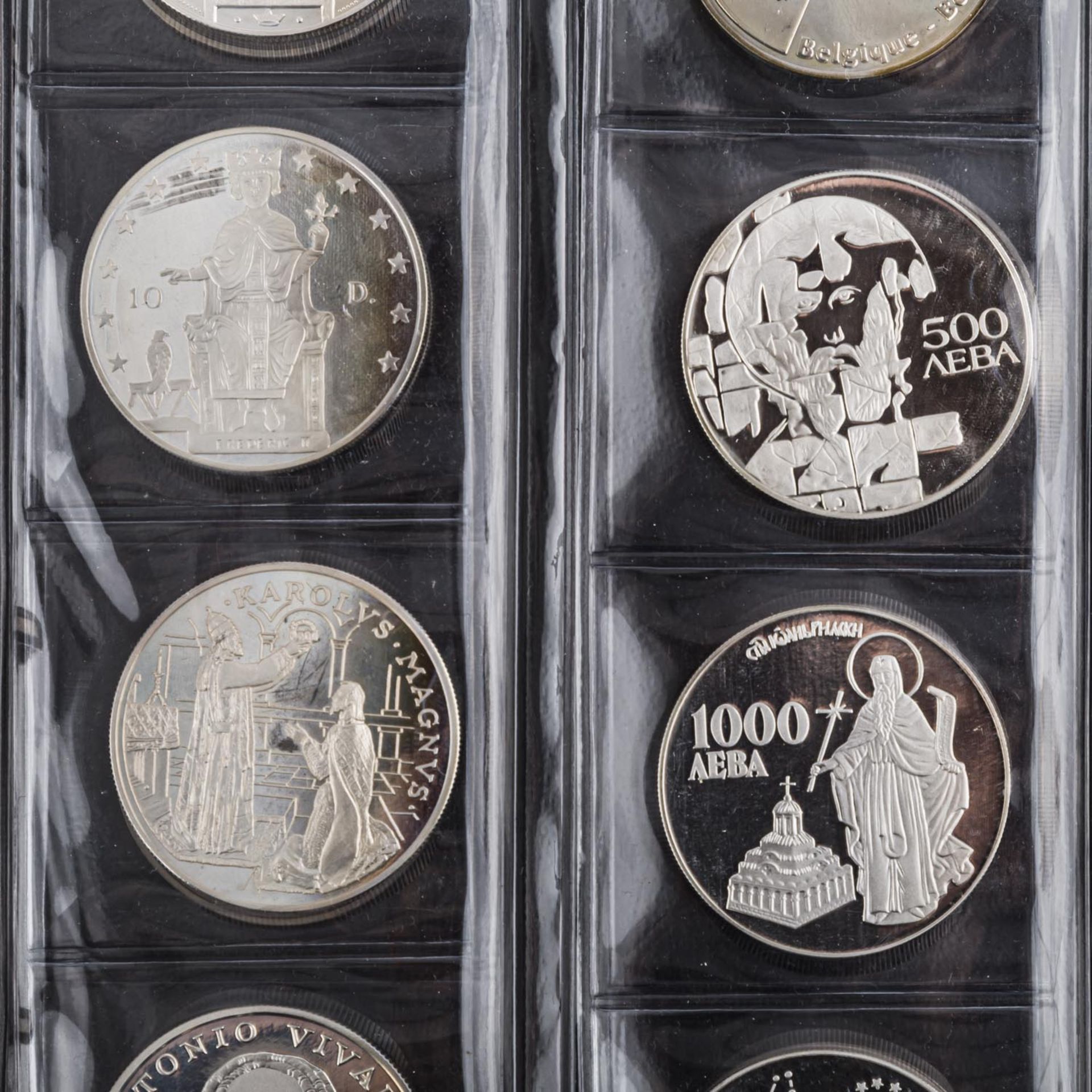 ECU Sammlung in überwiegend Silber und CuNi,gespickt mit wenigen EURO Münzen u.a. 5 Euro 2018 - Bild 3 aus 7