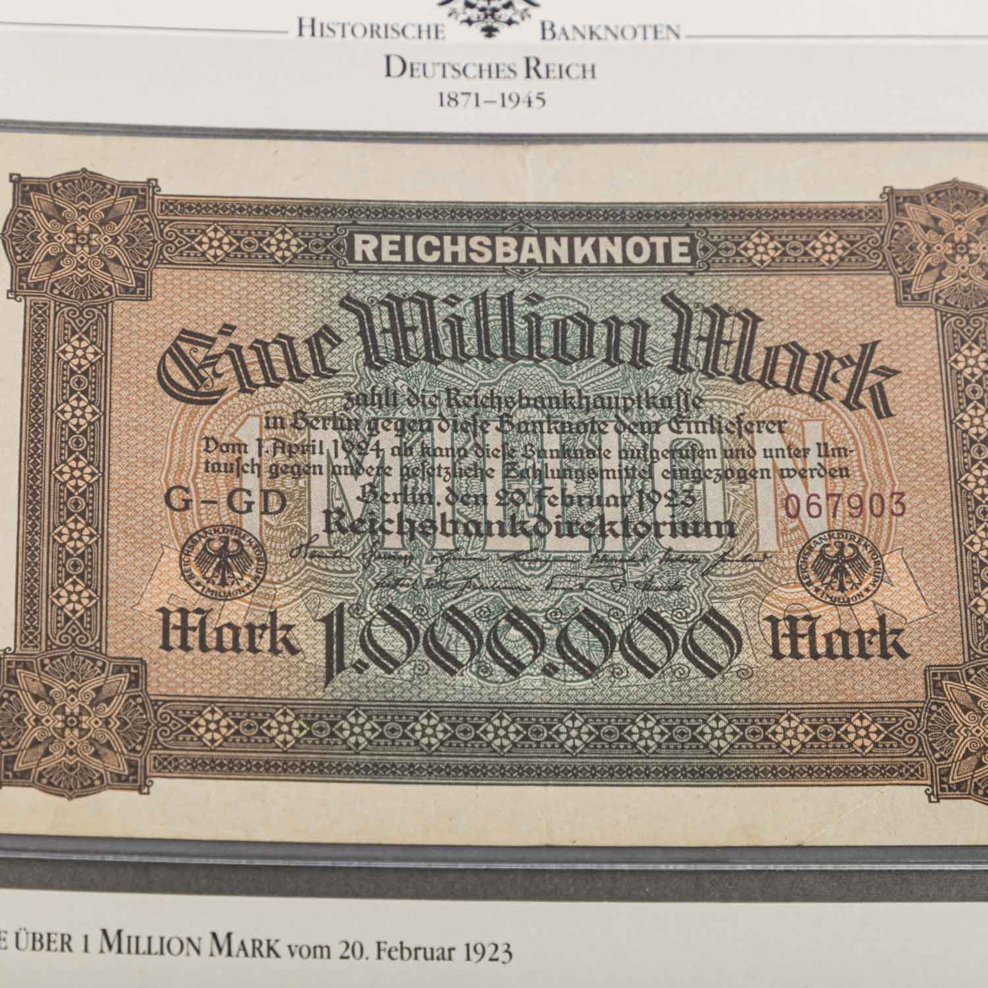 3 Sammelalben "Historische Banknoten Deutsches Reich 1871-1945" -dabei Dt. Kaiserreich, Weimarer - Bild 8 aus 11