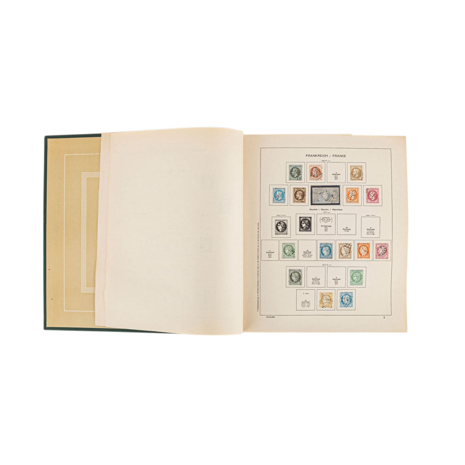 Frankreich - ex 1853/1984, Sammlung im Vordruckalbum,dabei einige bessere frühe Ausgaben, wie z.Bsp.