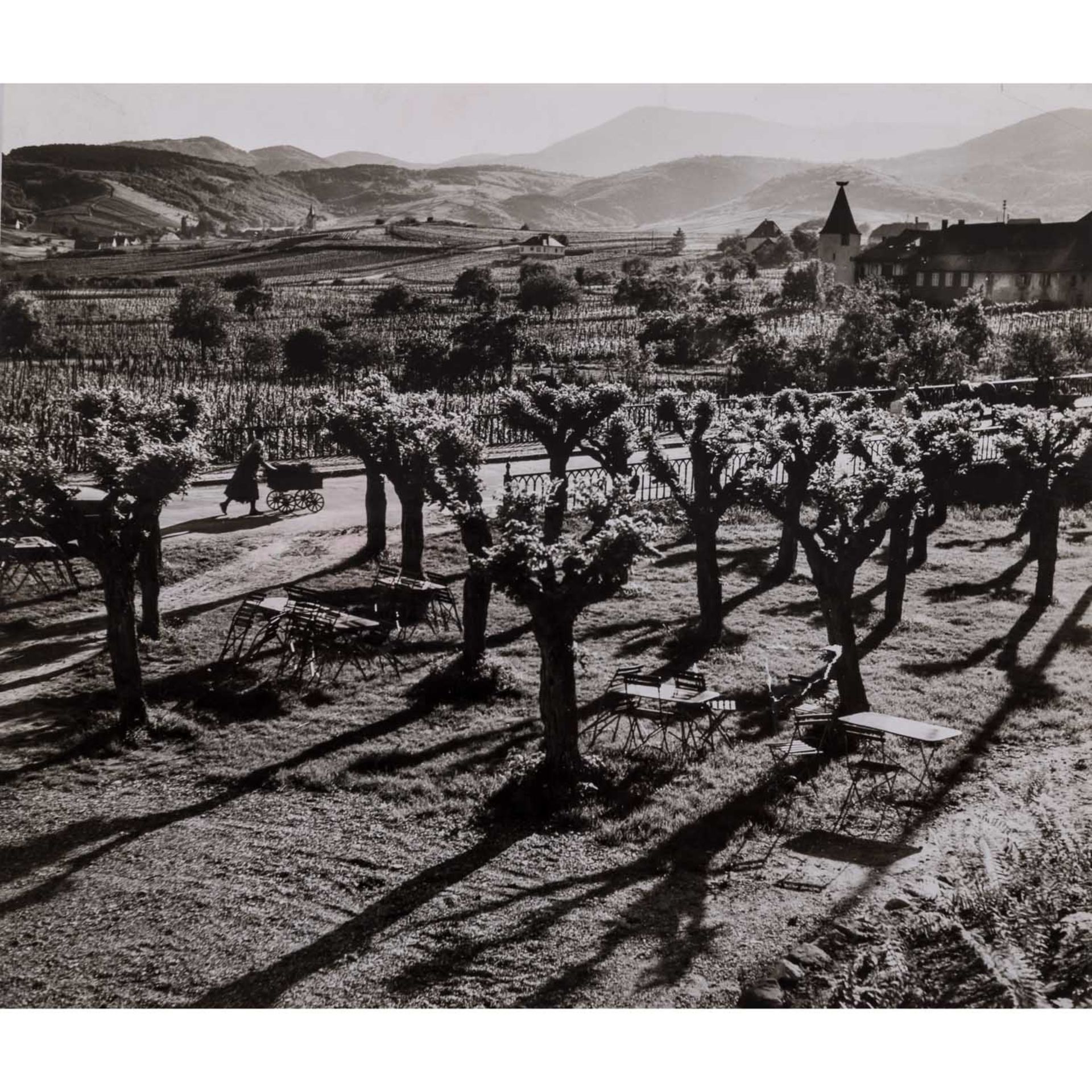 Fotografie - ROBERT HÄUSSER (1924 Stuttgart - 2013 Mannheim),Vintage Print, Landschaft von St.