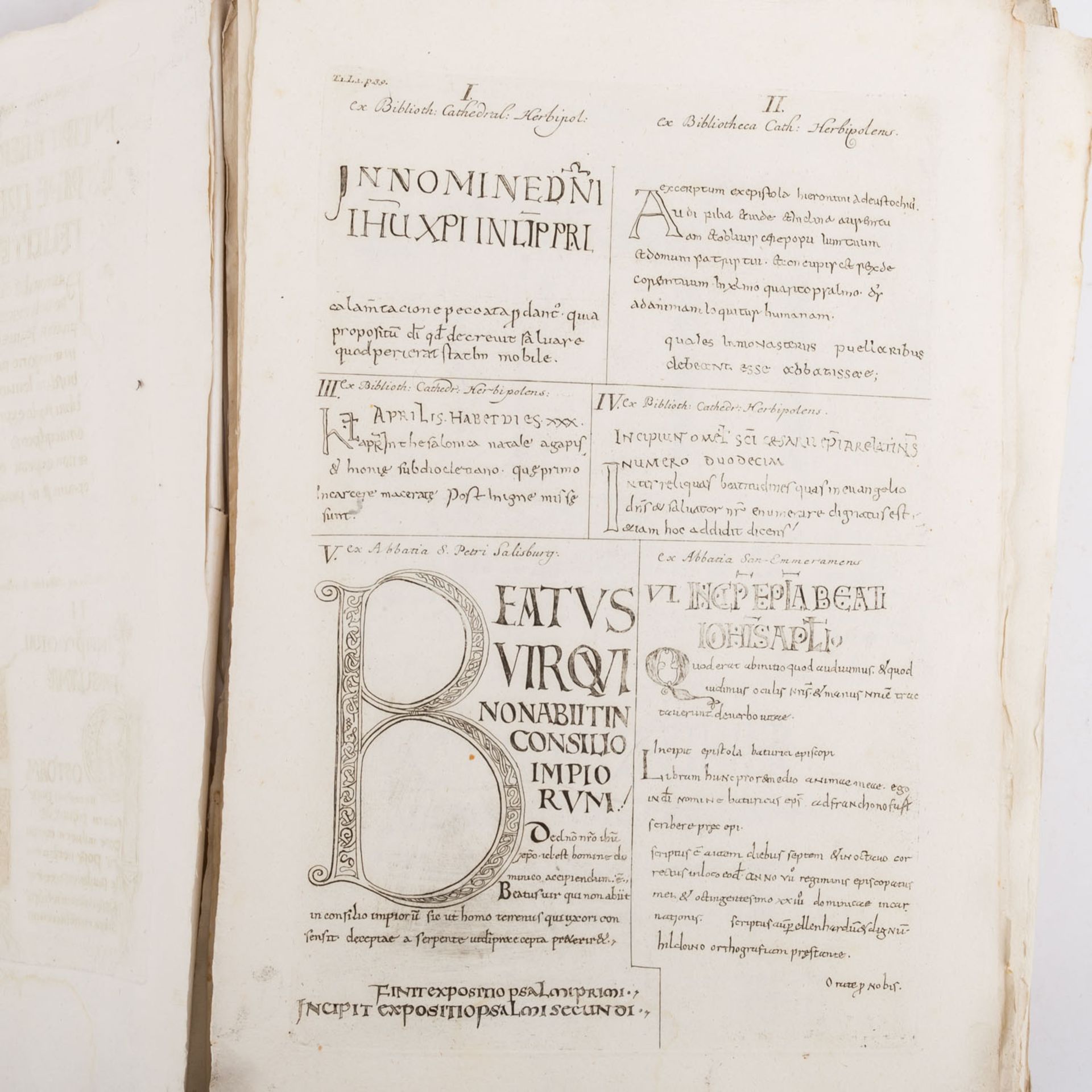 Ungebundenes Original der CHRONICON GOTWICENSE.In lateinischer Sprache, gedruckt 1732 am - Bild 5 aus 9