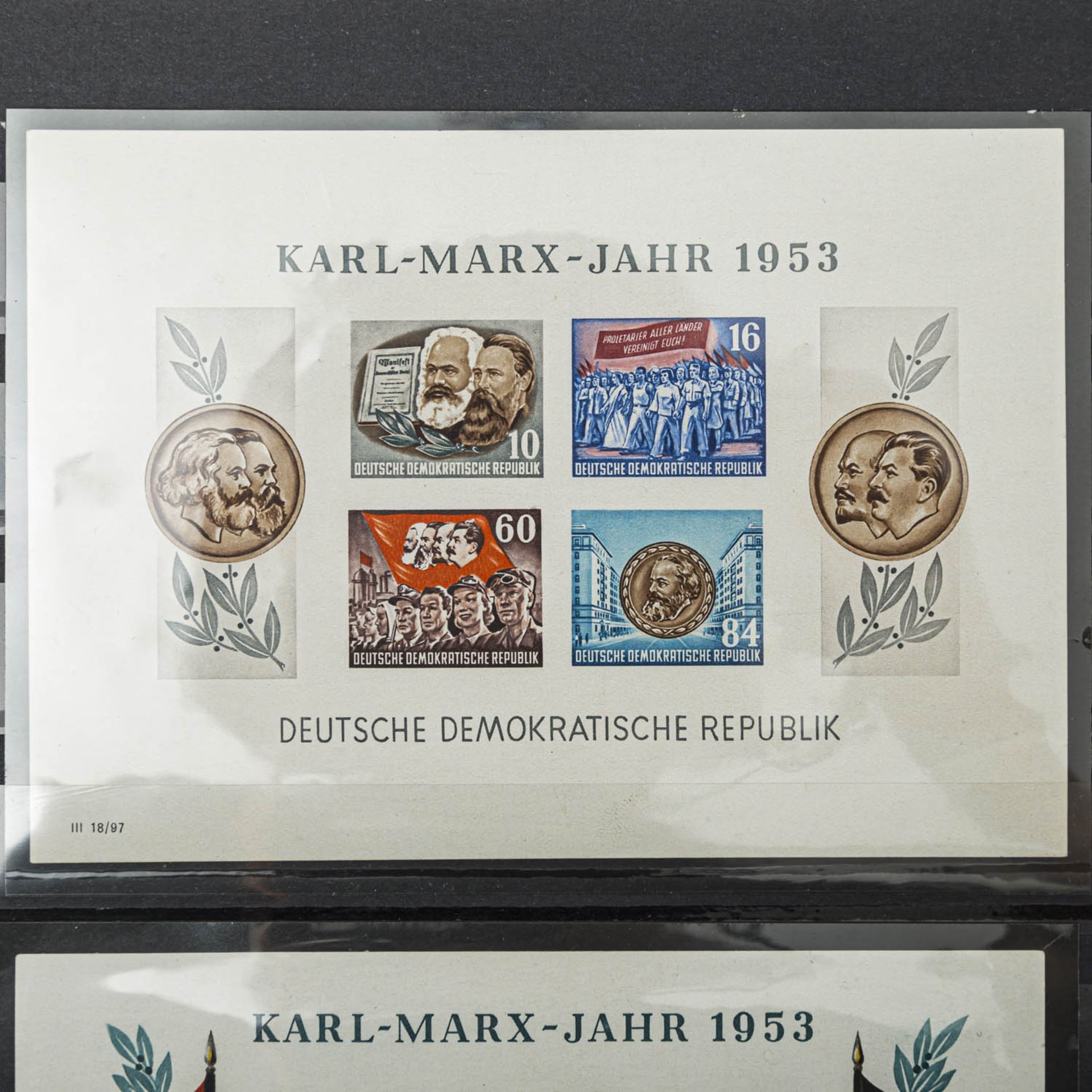 DDR - 1949/67, postfrische Sammlung mit allen Spitzen,teils herstellungsbedingte - Bild 7 aus 7