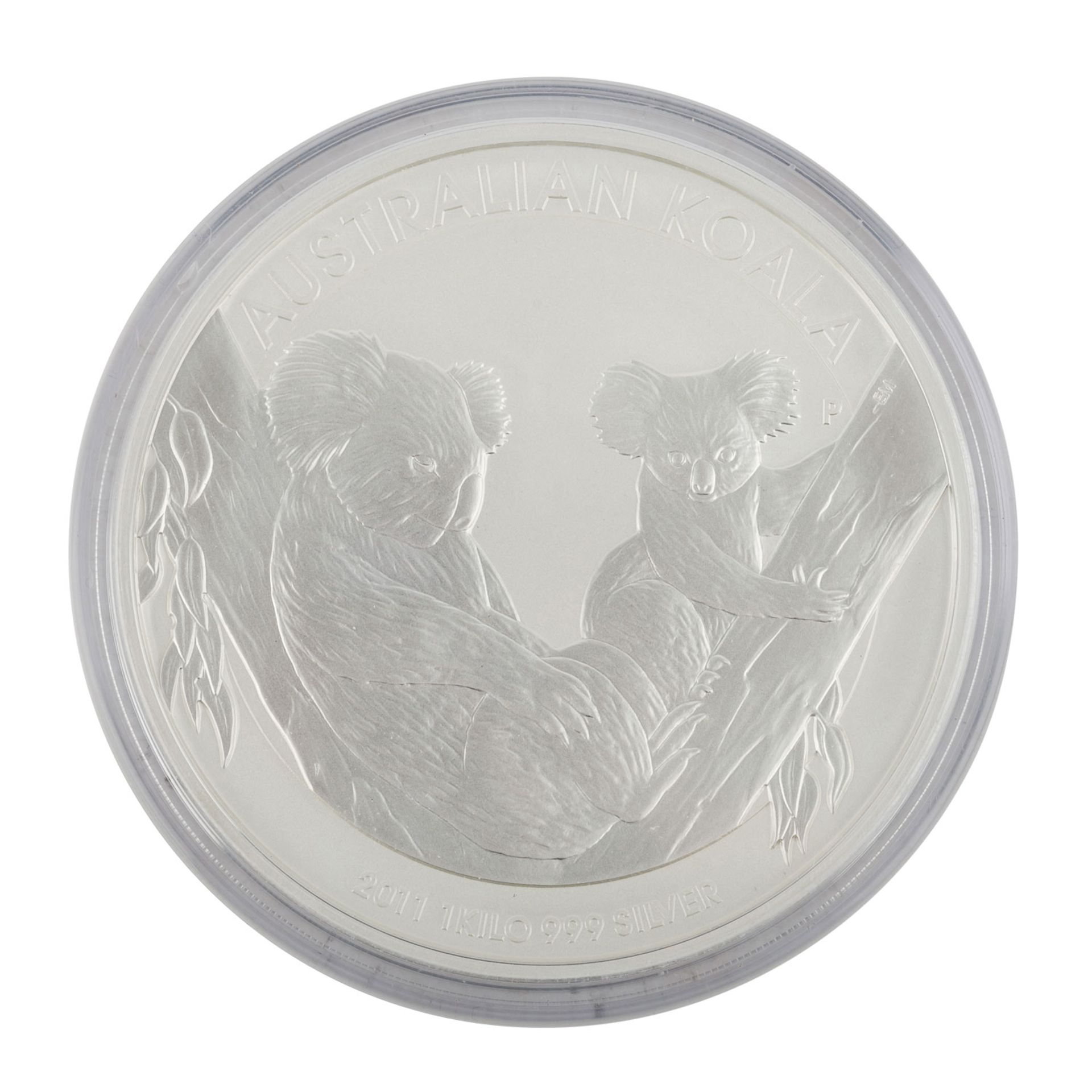 Australien/SILBER - 1 kg Koala 2011,Beizeichen P, in Kapsel, st Australia/SILVER - 1 kilo Koala 2011