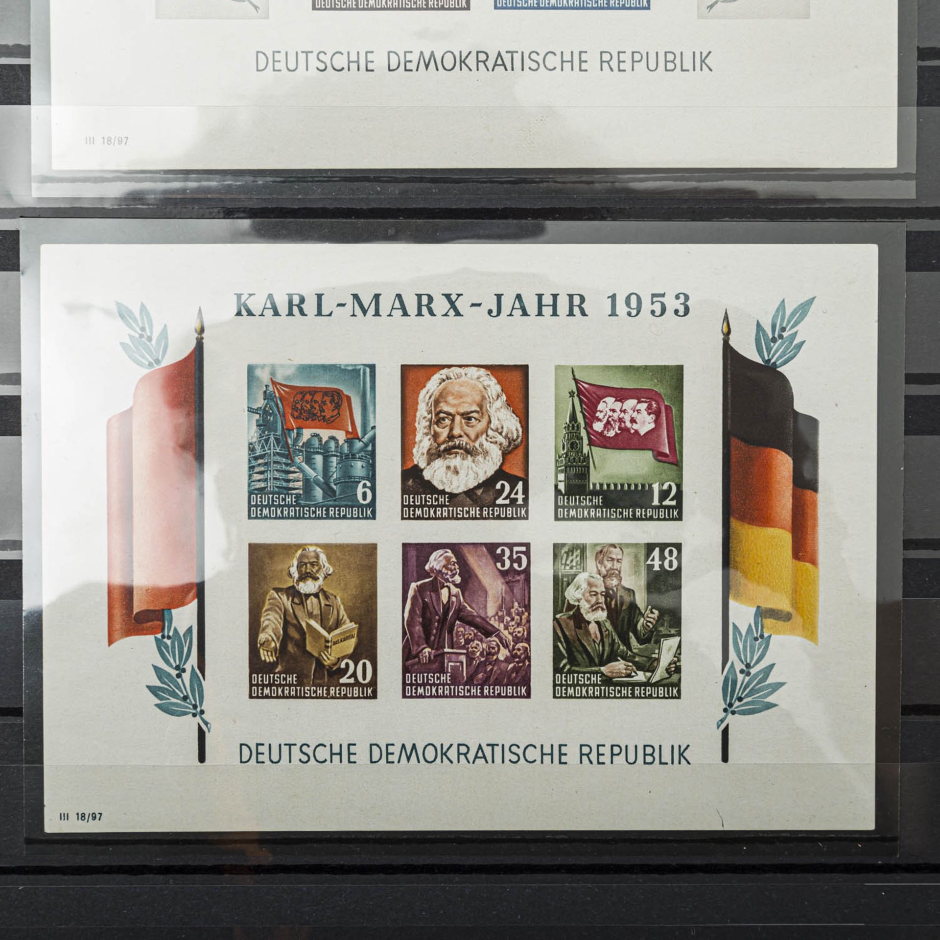 DDR - 1949/67, postfrische Sammlung mit allen Spitzen,teils herstellungsbedingte - Bild 6 aus 7