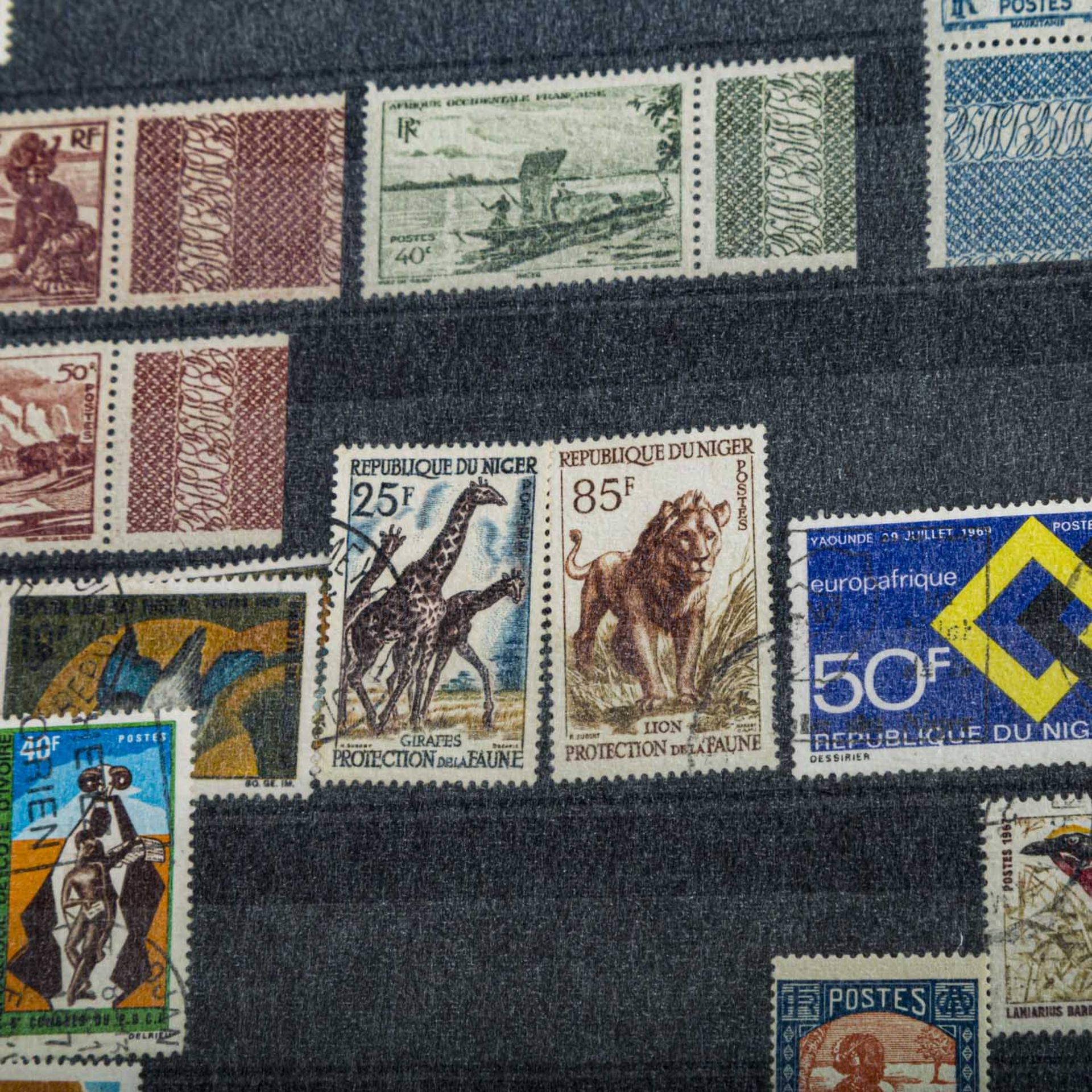Rest einer größeren Einlieferung,darunter Dt. Reich Infla Bögen, afrikanische Briefmarken, etc. - Bild 5 aus 8