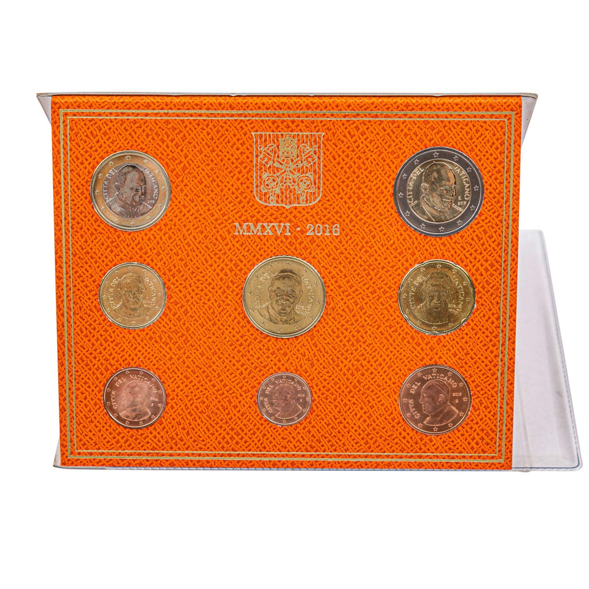 Vatikan - KMS à 3,88 € 2006, Papst Franziskus,stgl, im Originalblister.Papal States - annual coin - Bild 2 aus 2