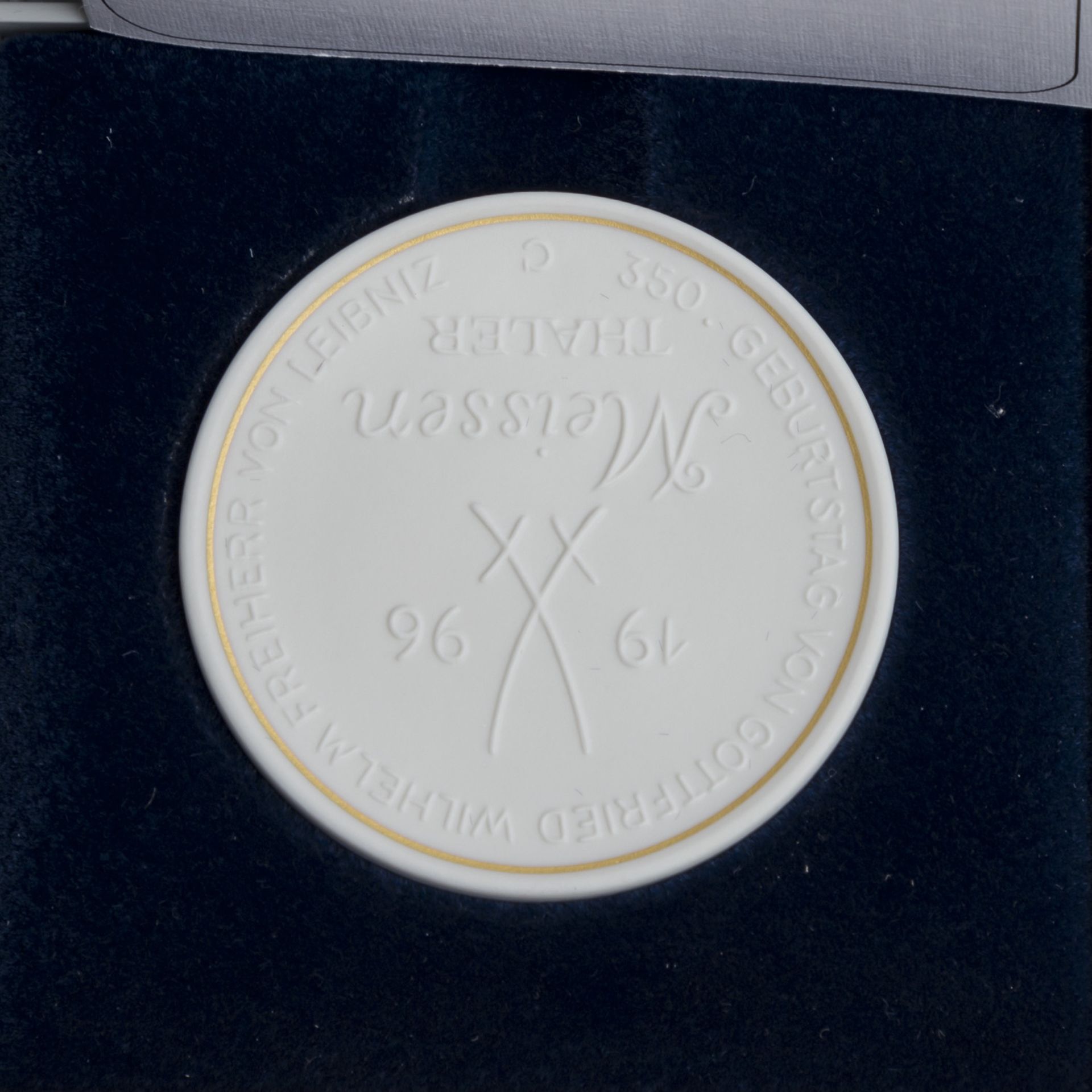MEISSEN-THALER 15 Stück,Konvolut Bisquitporzellan-Medaillen mit u.a. Reichstagsgebäude, Kaiser - Bild 3 aus 10