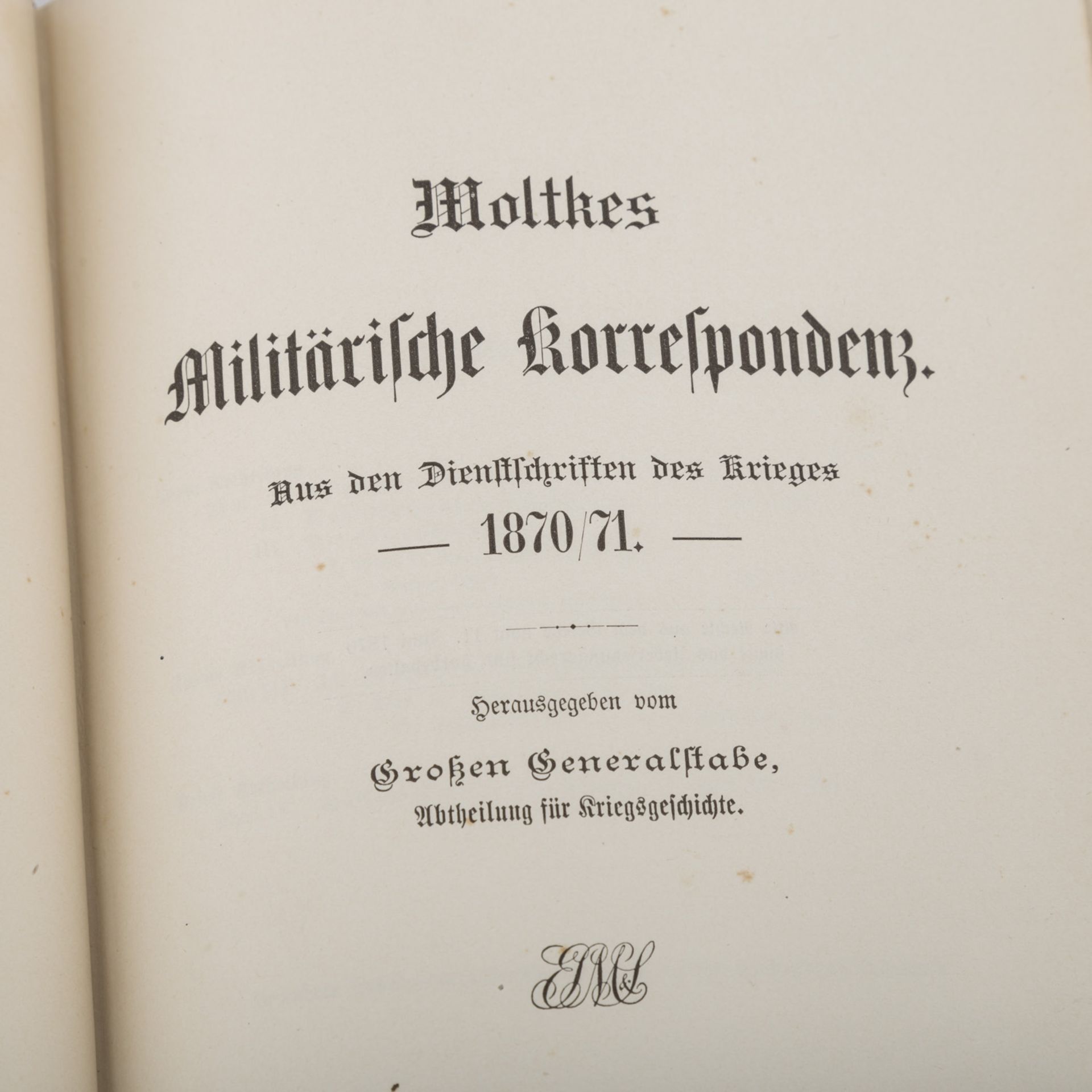 Konvolut von 9 Büchern über Militärwesen und NS-Zeit -darunter Moltkes Militärische Werke I. - Bild 7 aus 12