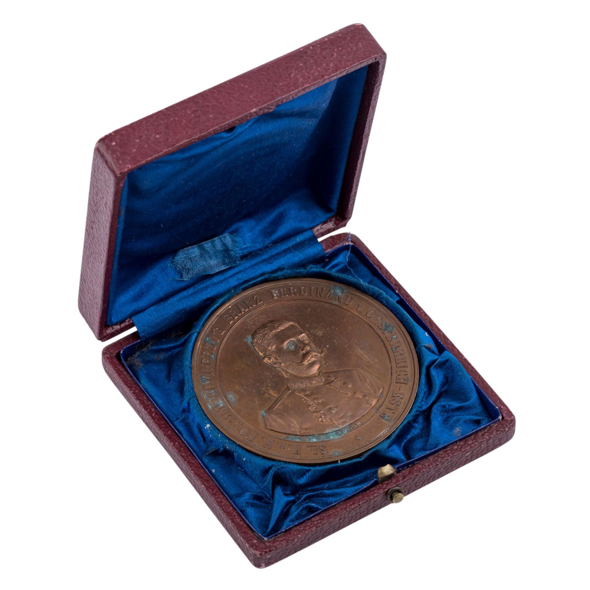 Österreich - Bronzemedaille im Originaletui, Wien Rotunde 1894,Verein zur Verbreitung