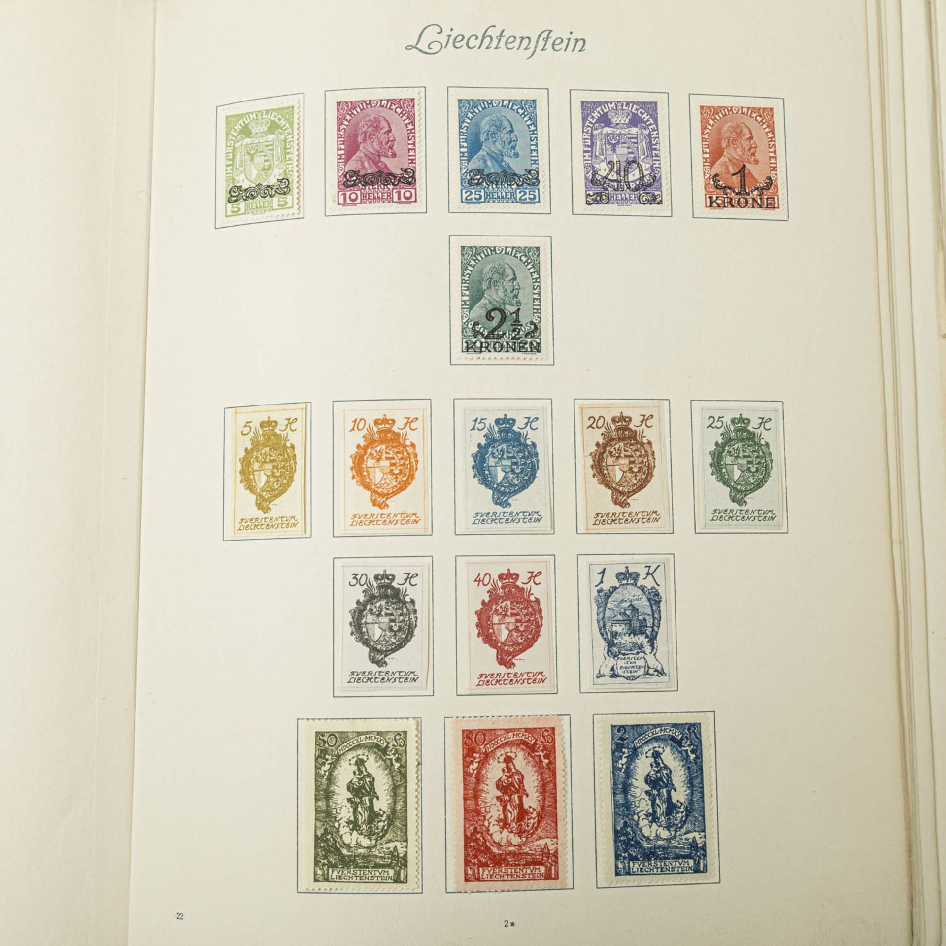 Die Briefmarken Europas - 2 sehr alte Borek Alben,keine Highlights aber streckenweise ordentlich - Bild 2 aus 5