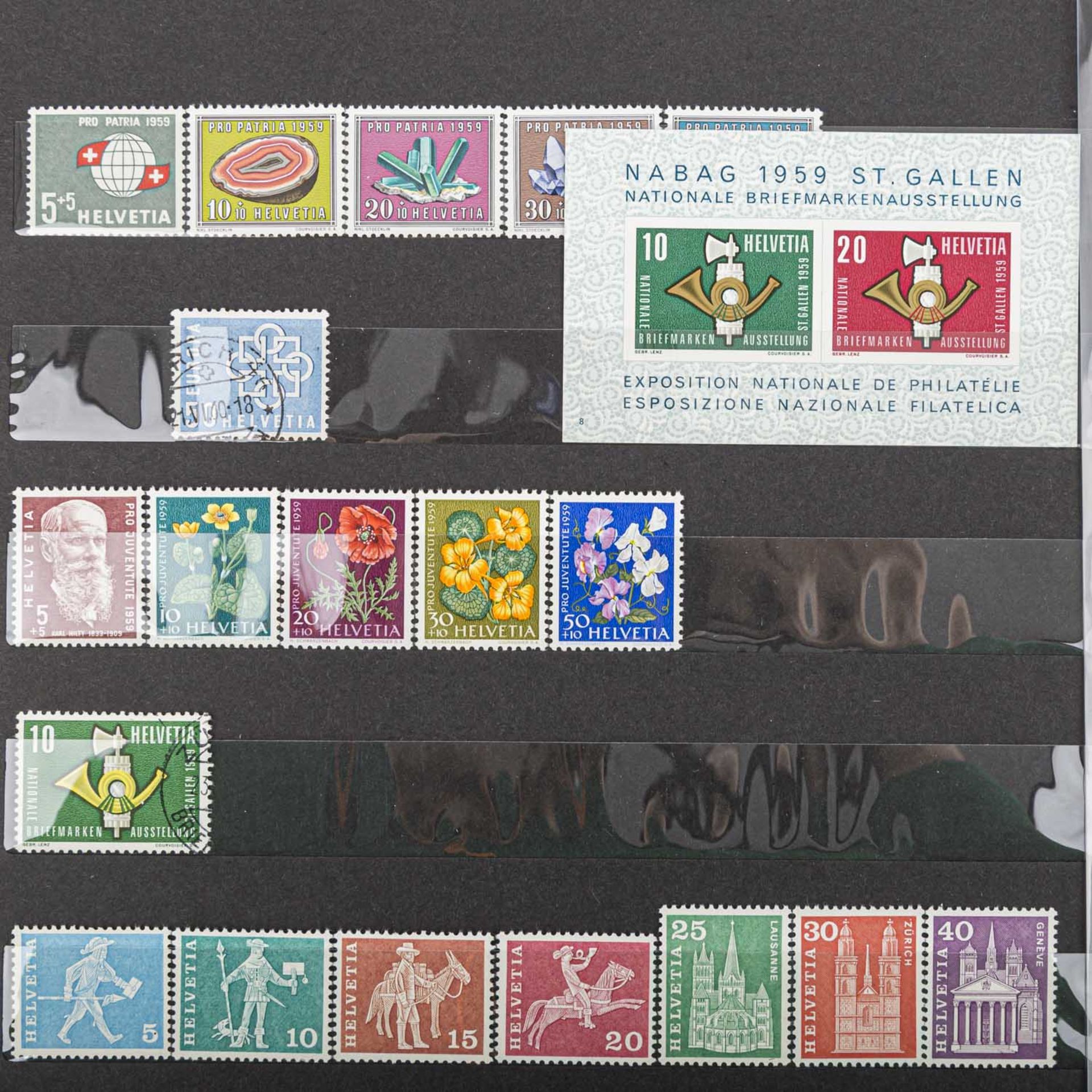 Schweiz ex 1959/97,postfrische Sammlung, dazu einige Ausgaben aus dem vorherigen Zeitraum, im - Bild 2 aus 7
