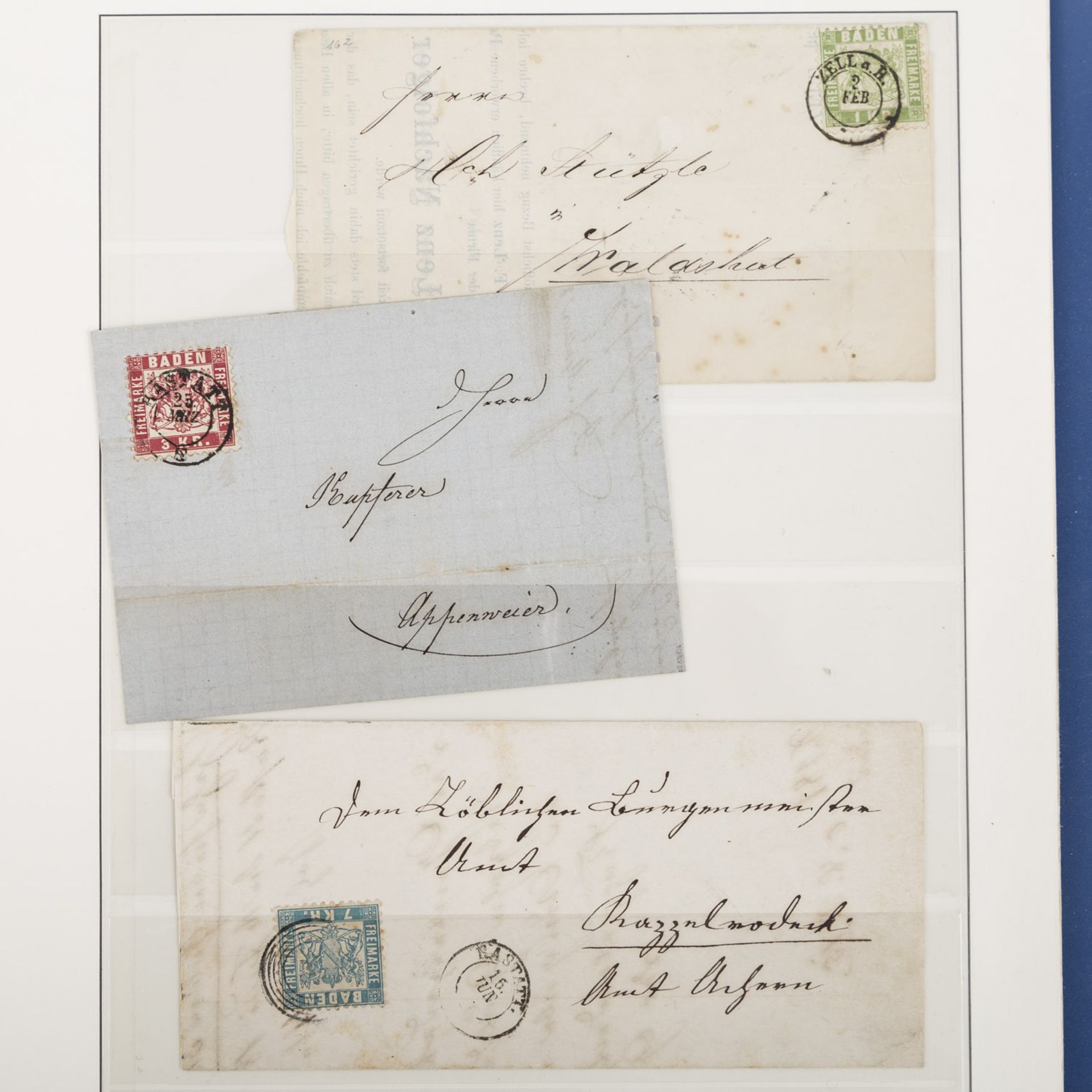 Großherzogtum Baden –1851/71, phänomenale Sammlung dieses klassischen Sammelgebietes, beginnend - Bild 17 aus 28
