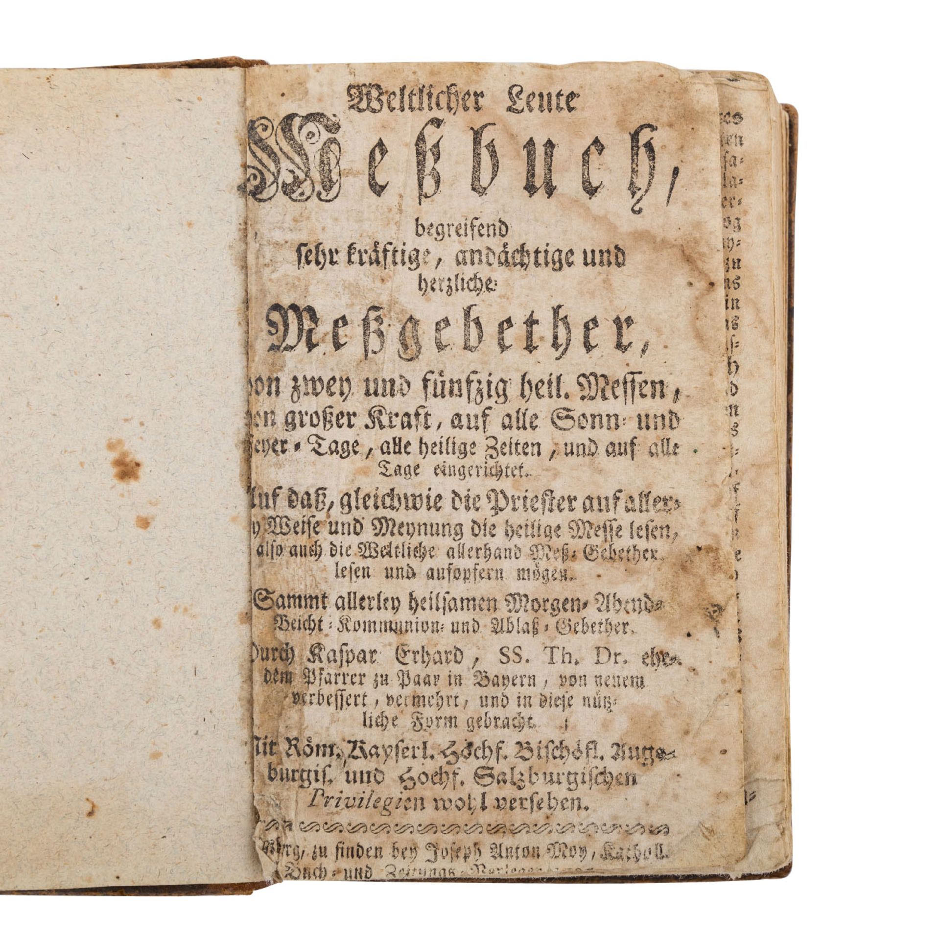 2 historische Bücher - "Ordnung und Instruction...Herzogtum Württemberg",Rößlin 1701 sowie " - Bild 2 aus 4