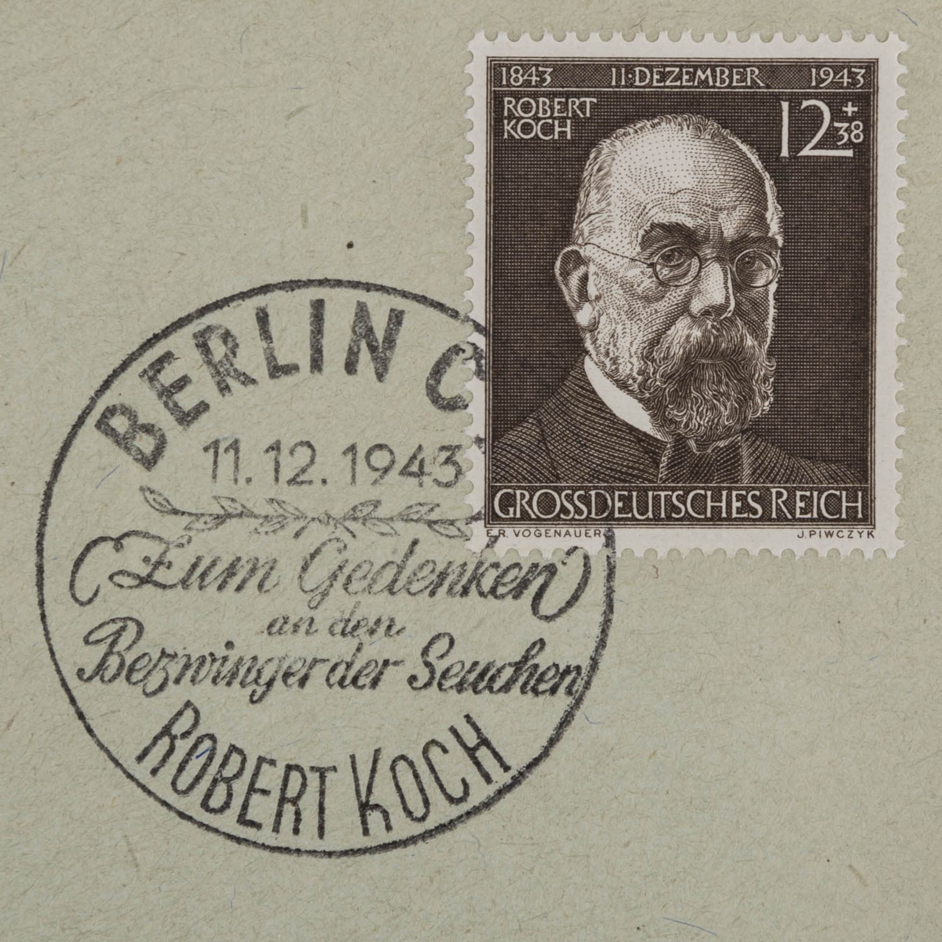 Deutsches Reich 1944,MiNr. 864 FDC. Überfrankierter Ortsbrief mit Stempel "Markkleeberg 25.1.44". - Bild 3 aus 3