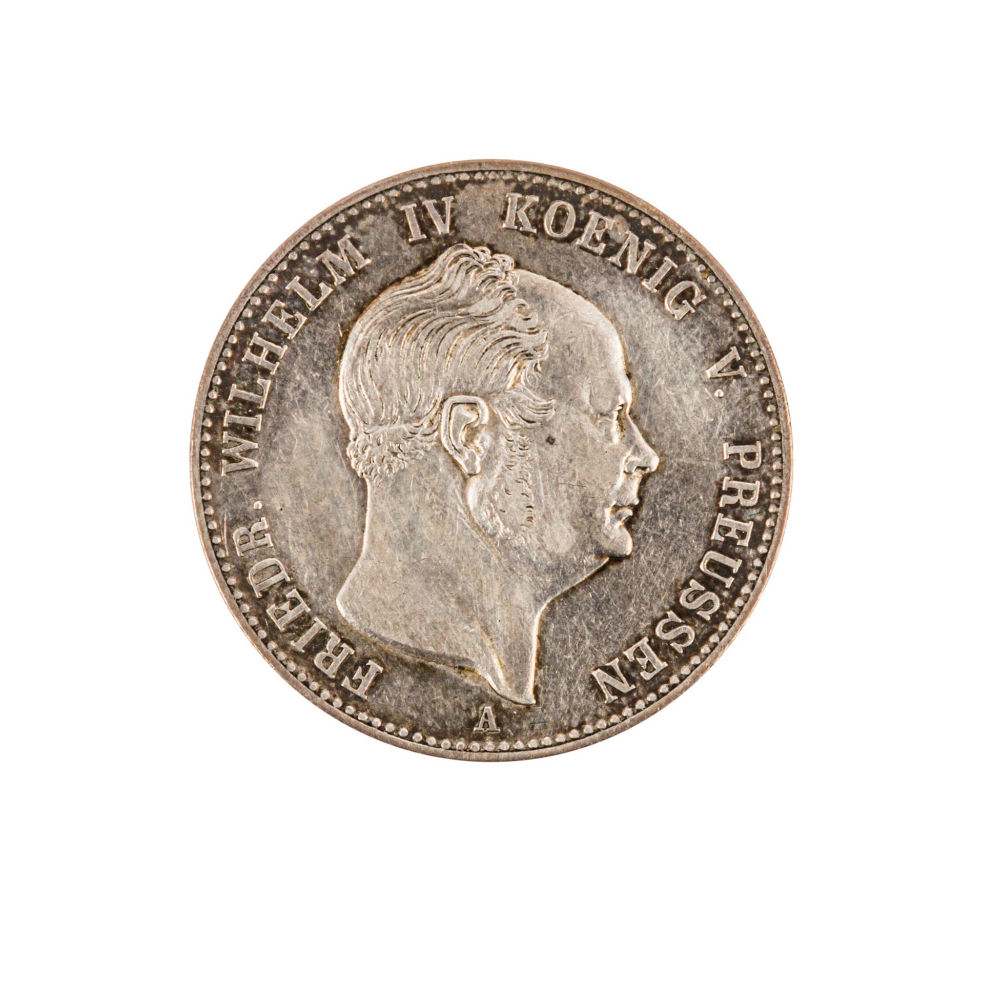 Preussen - 1 Gulden 1852, Friedr. Wilhelm IV. ,gutes ss, TönungPrussia, 1 Gulden 1852, Friedr. - Bild 2 aus 2