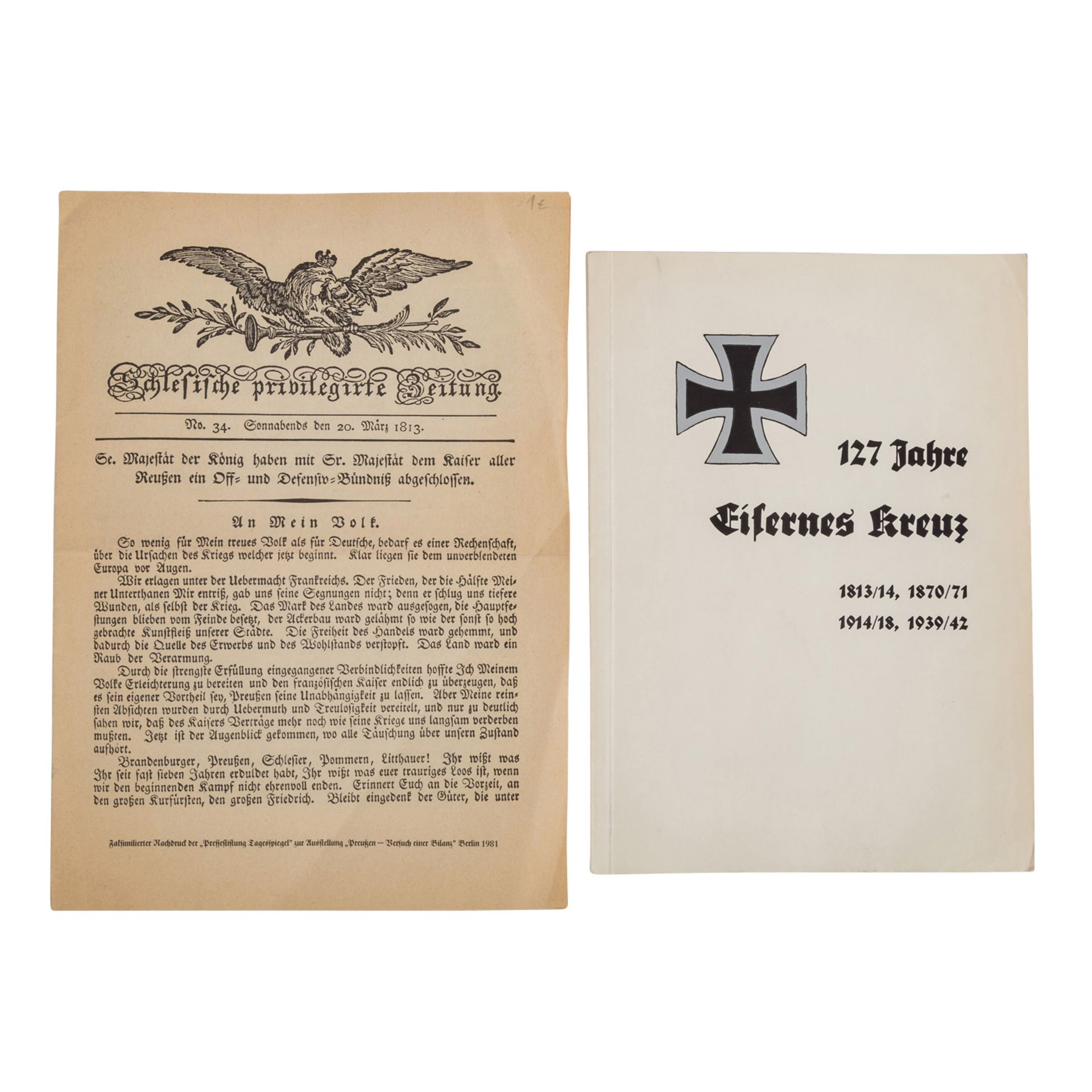 Deutsches Reich 1933-1945 - Buch 127 Jahre Eisernes Kreuz,Kriegsjahr 1942, 2. Auflage. 56 Seiten und