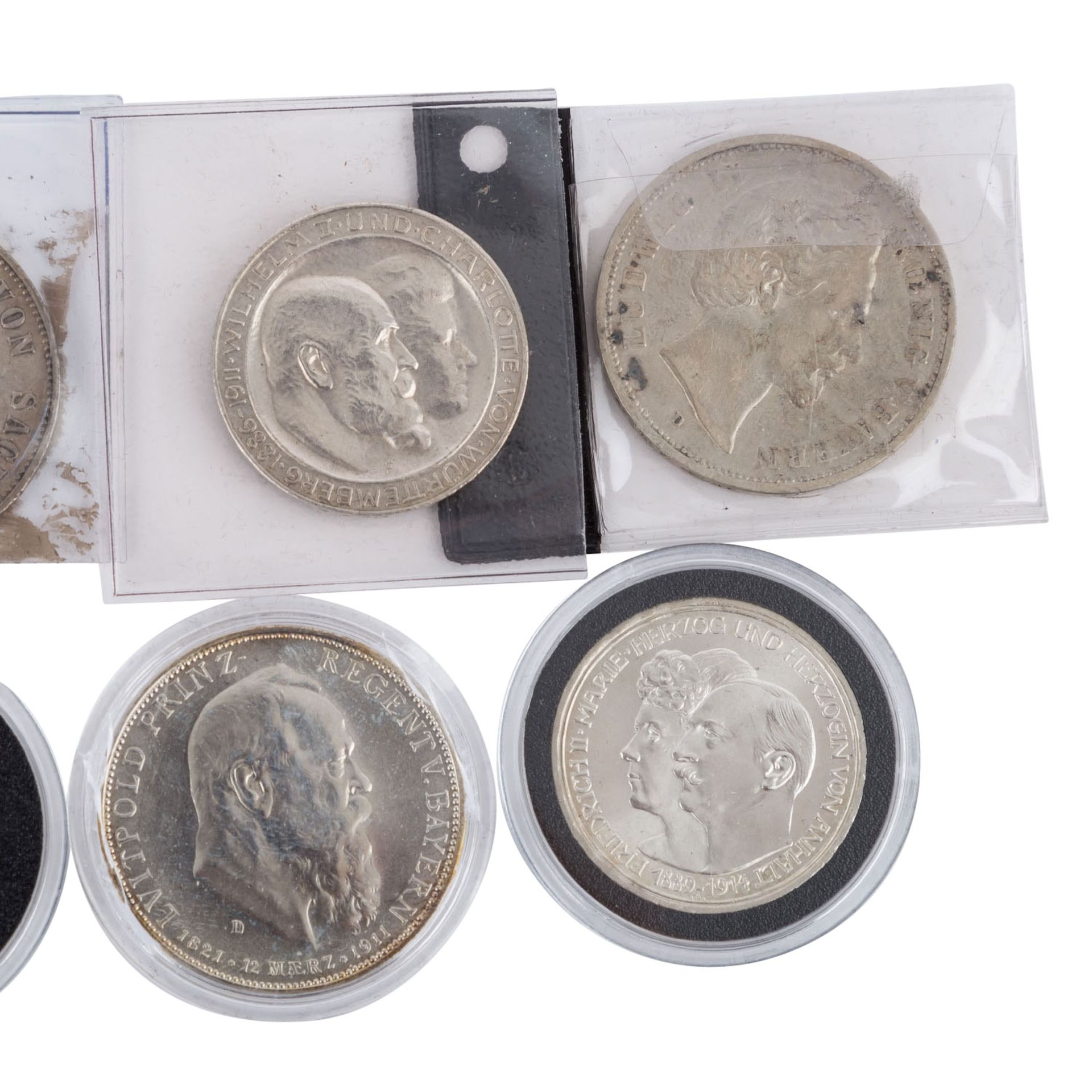 Altdeutsche Staaten und Dt. Kaiserreich - Konvolut von ca.21 Münzen und Medaillen in üblicher - Bild 5 aus 5