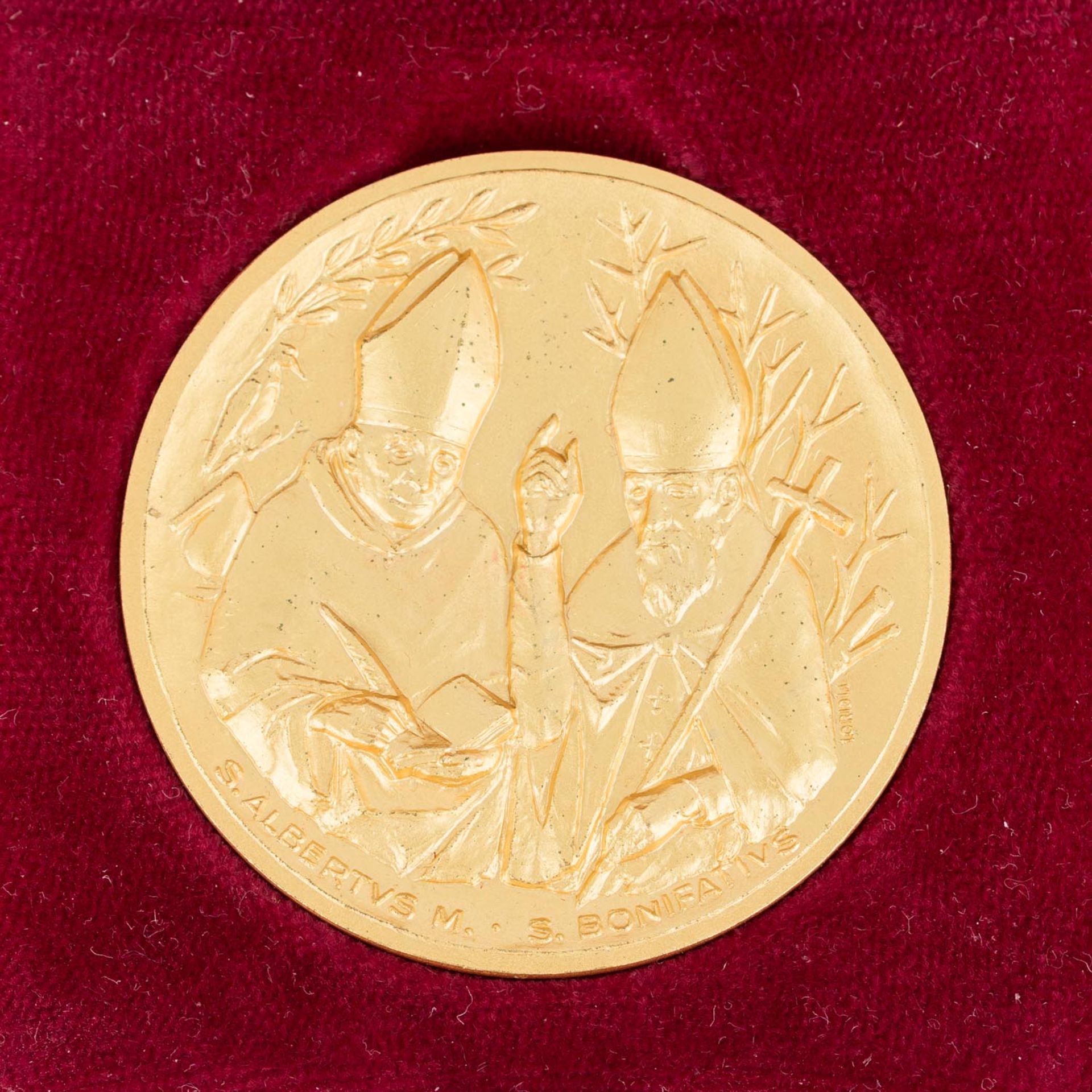 Gedenkmedaille Papst Johannes Paul II.aus Anlass des Deutschlandbesuchs 1980. Revers St. Albertus - Bild 2 aus 3