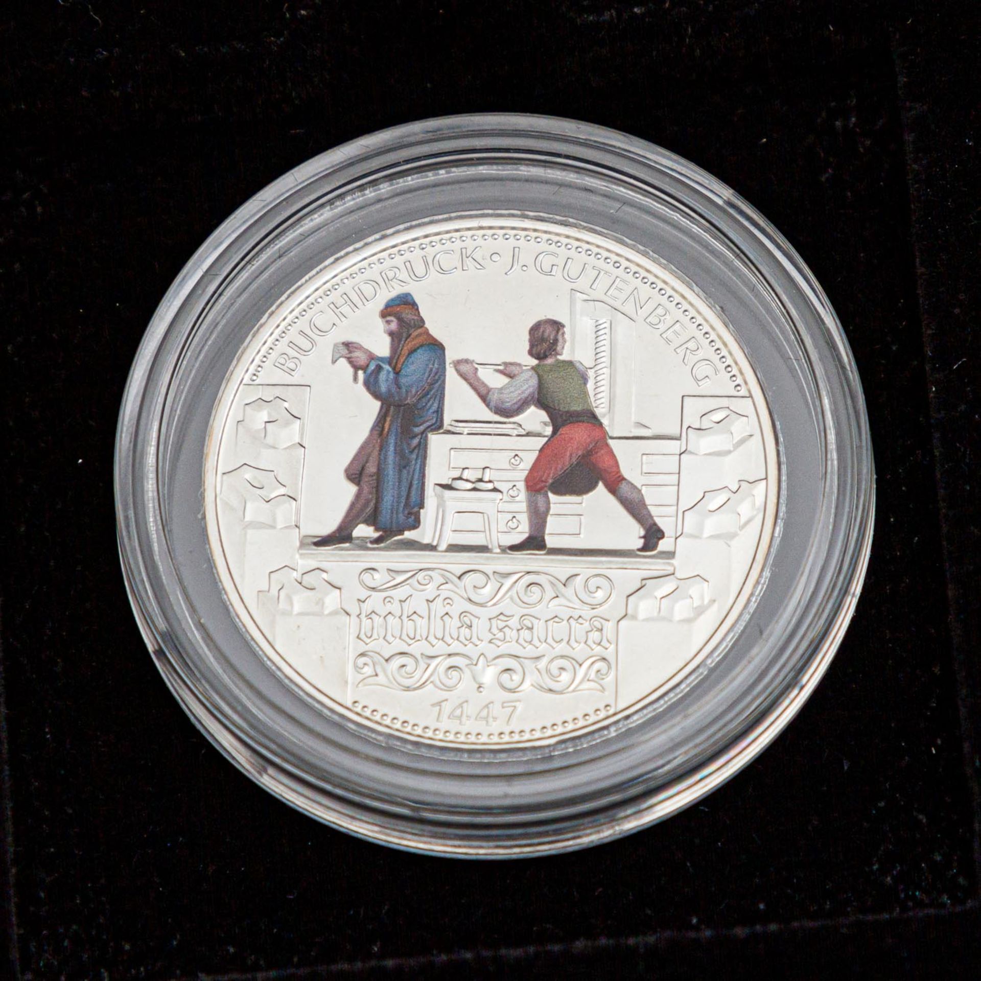 Vielversprechenes Konvolut Münzen und Medaillen, mit GOLD und SILBER -u.a. 3 x Motivgoldbarren zu je - Bild 12 aus 13