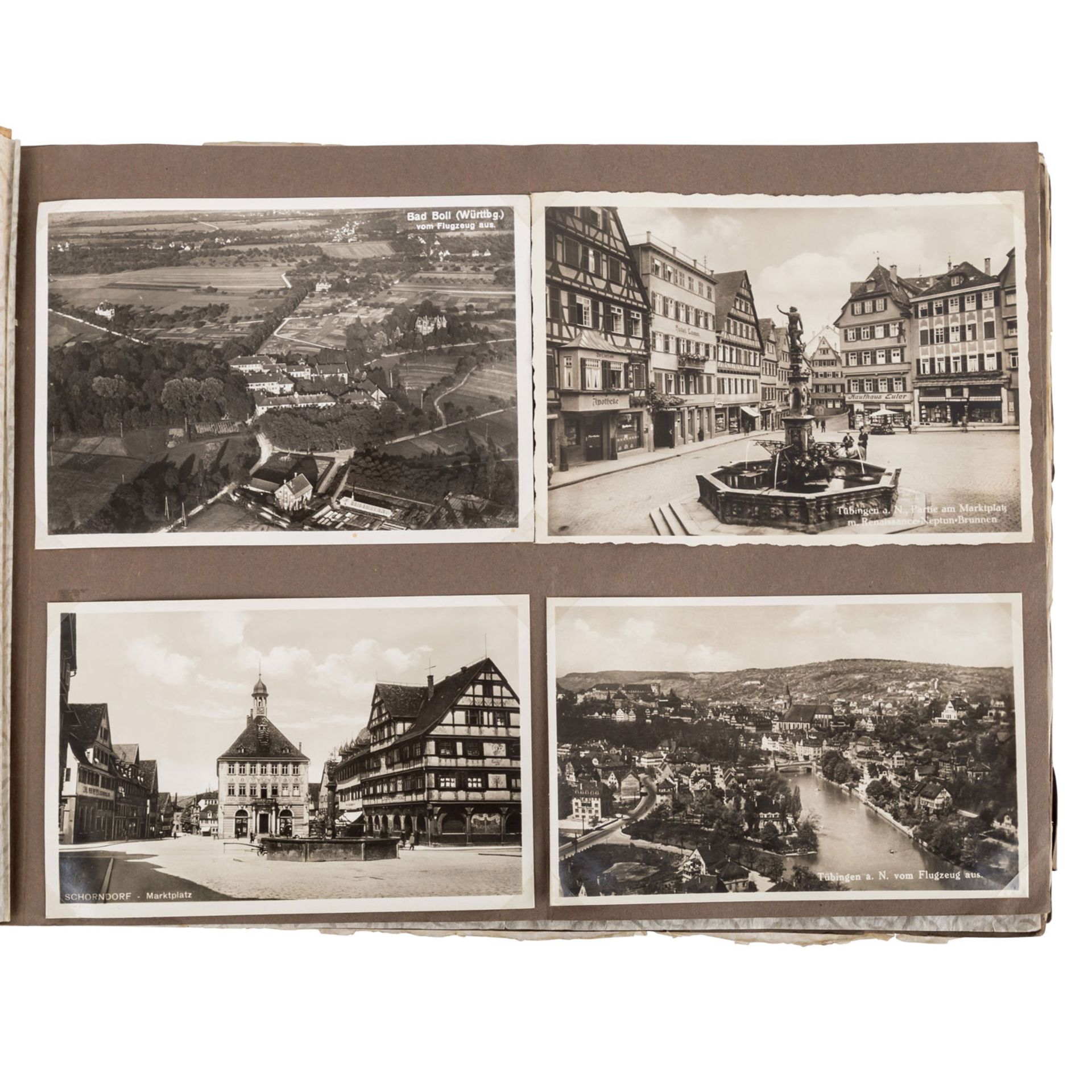 Historisches Postkartenalbum, Deutschland 1.H. 20.Jh. -zahlreiche Postkarten aus der 1. Hälfte des - Bild 2 aus 6