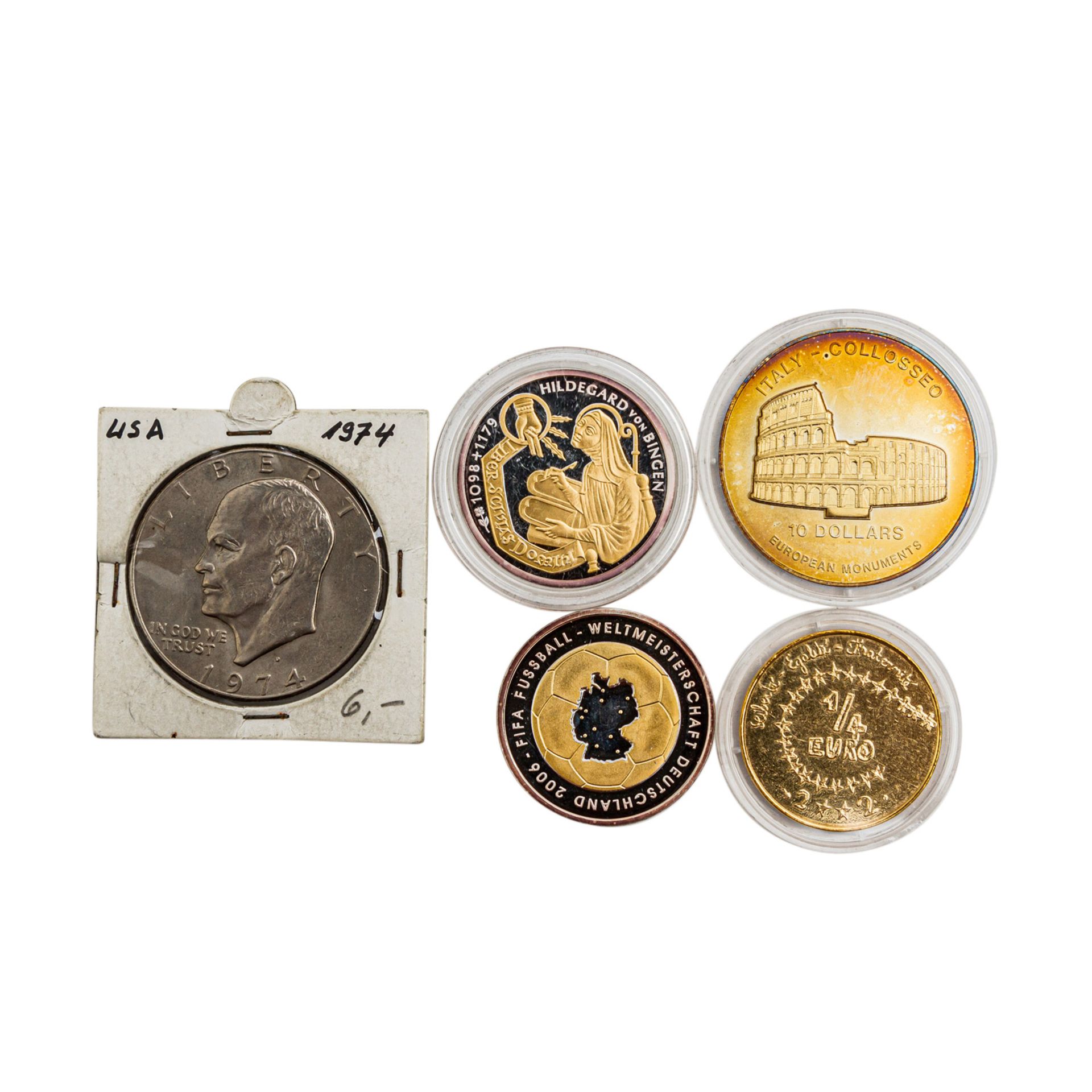Münzen und einige DM-Banknoten, mit GOLD und SILBER -u.a. 1 x Spanien - 200€ 2003, Erster Geburtstag - Bild 3 aus 10