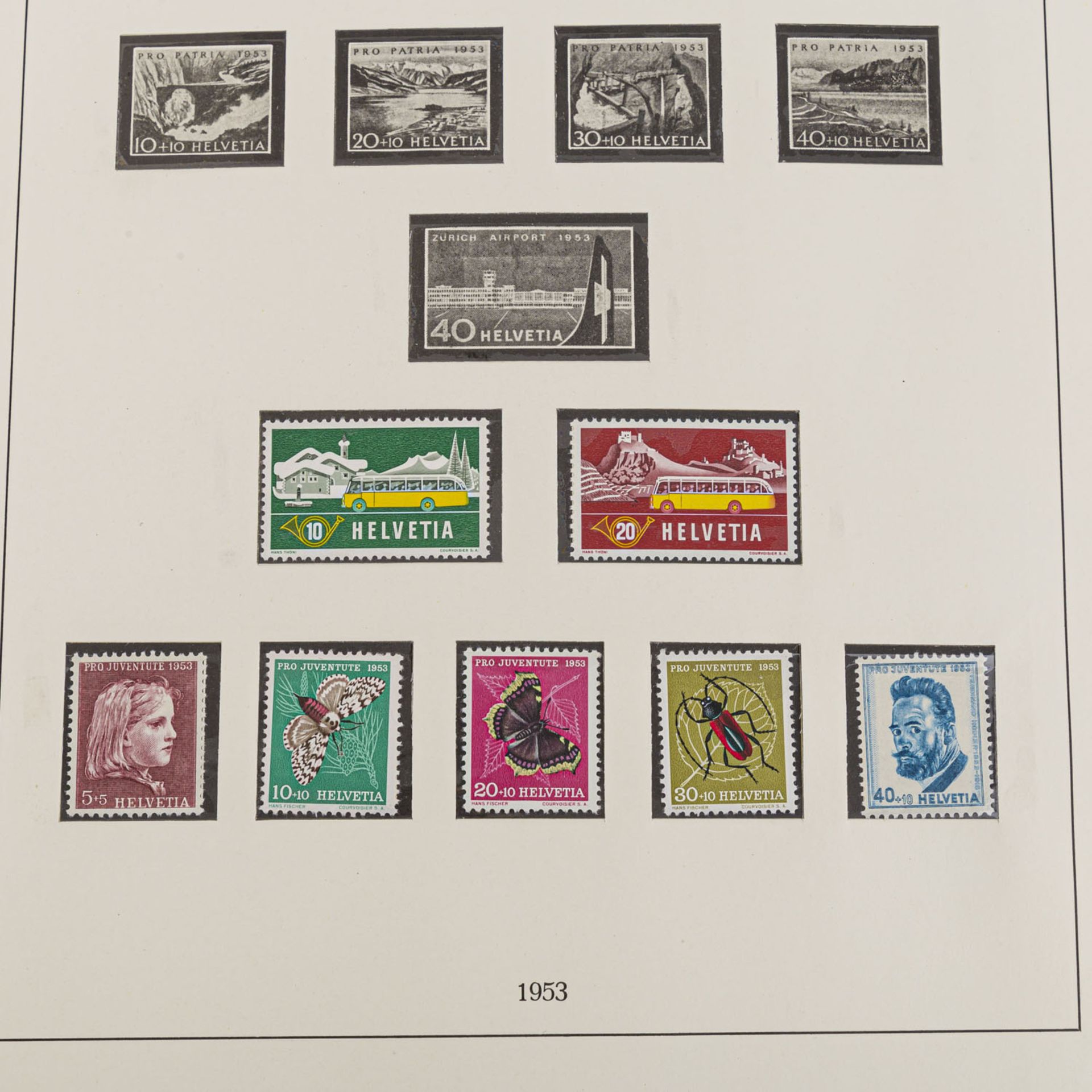 Schweiz - Marken zu 450 Schweizer FrankenFrankaturwert, noch in originalen Umschlägen, die - Bild 8 aus 8