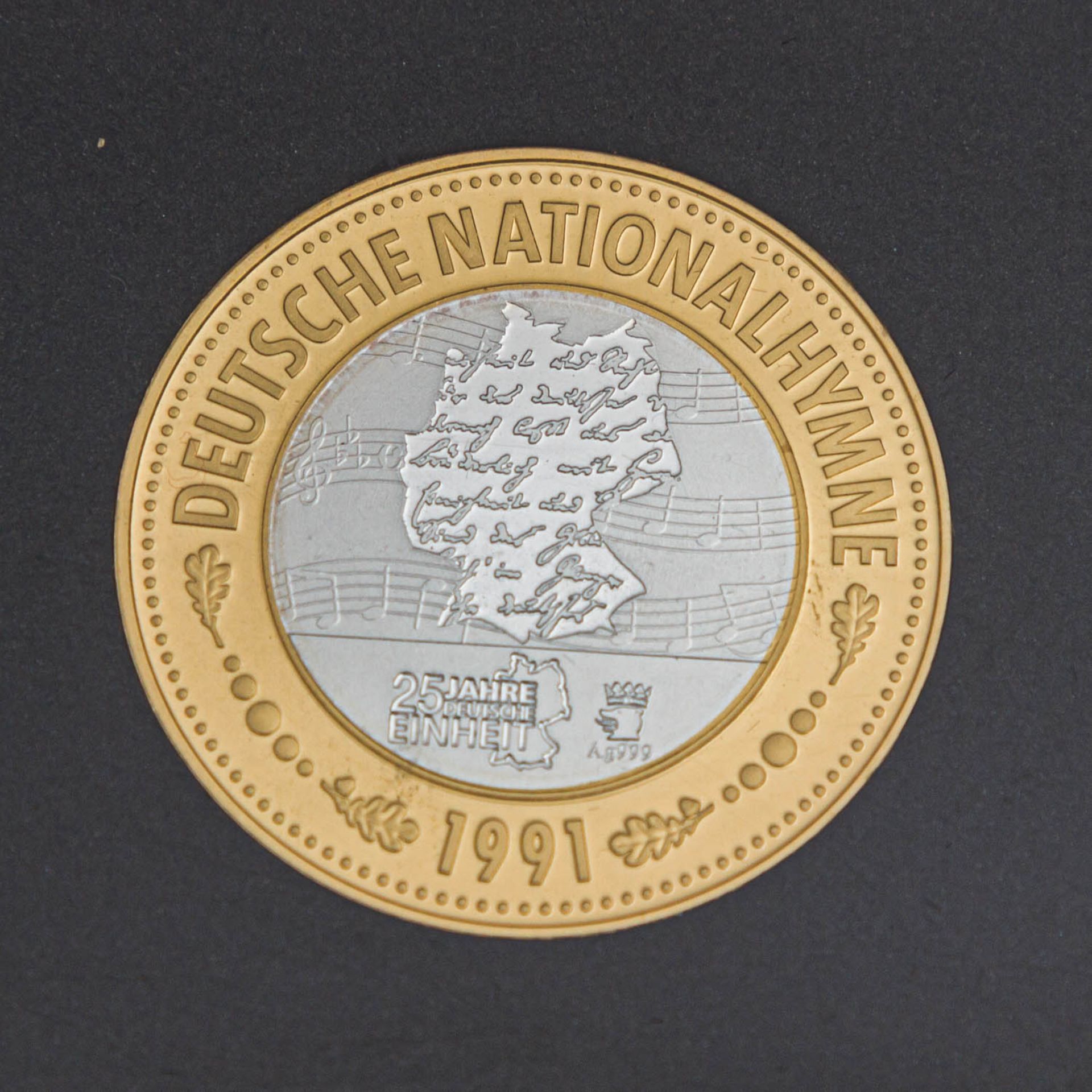 Vielversprechenes Konvolut Münzen und Medaillen, mit GOLD und SILBER -u.a. 3 x Motivgoldbarren zu je - Bild 4 aus 13
