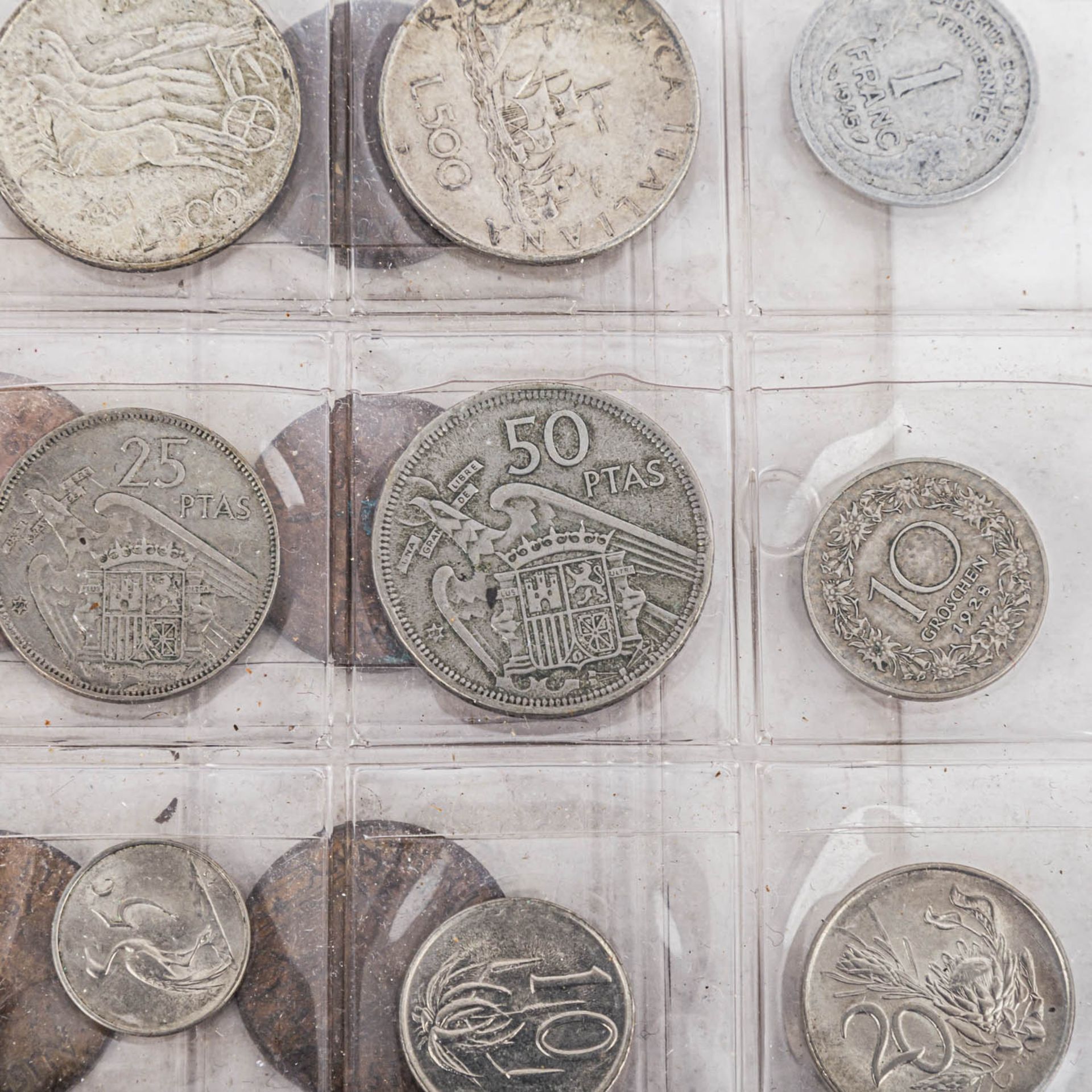 Fundgrube, u. a. mit Silber,ca. 3 kg, und anderen Münzen.Rich source, among others with ca. 3 kg - Bild 3 aus 8