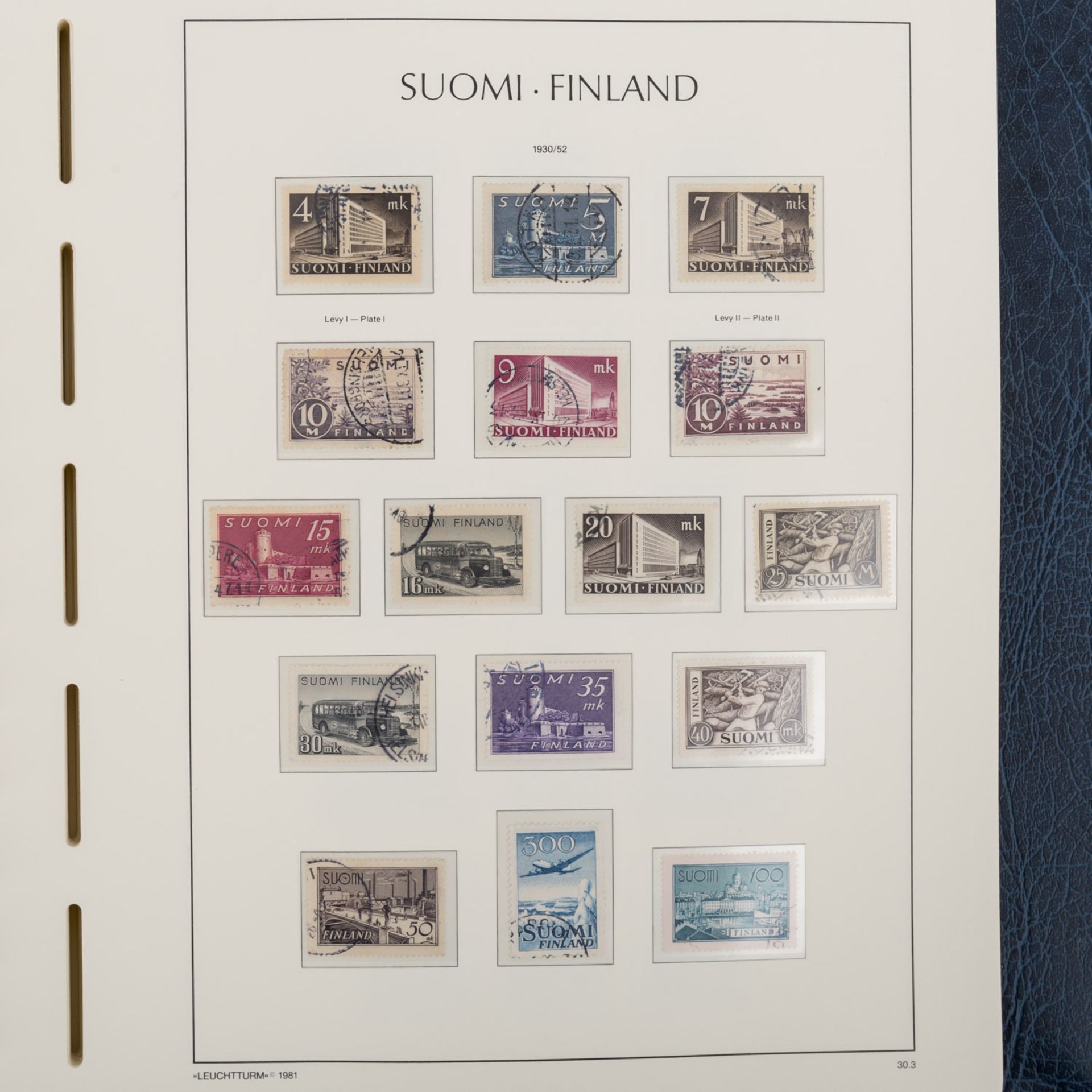 Finnland 1866 bis ca. 1971,gestempelte Sammlung im Leuchtturm-Vordruckalbum. In vielen Teilen - Bild 3 aus 5