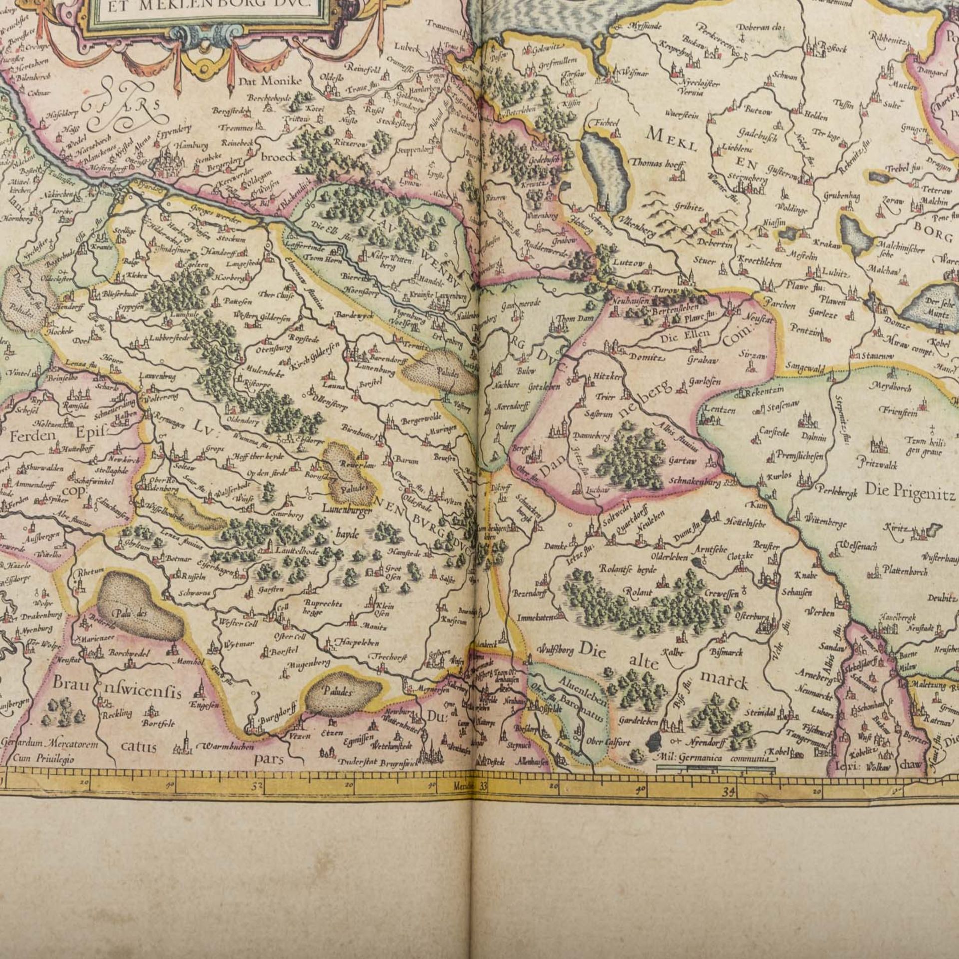 2 MERCATOR ATLANTEN als Faksimile Ausgabe,brauner Ganzledereinband. Einst hoher Anschaffungspreis. - Bild 6 aus 10