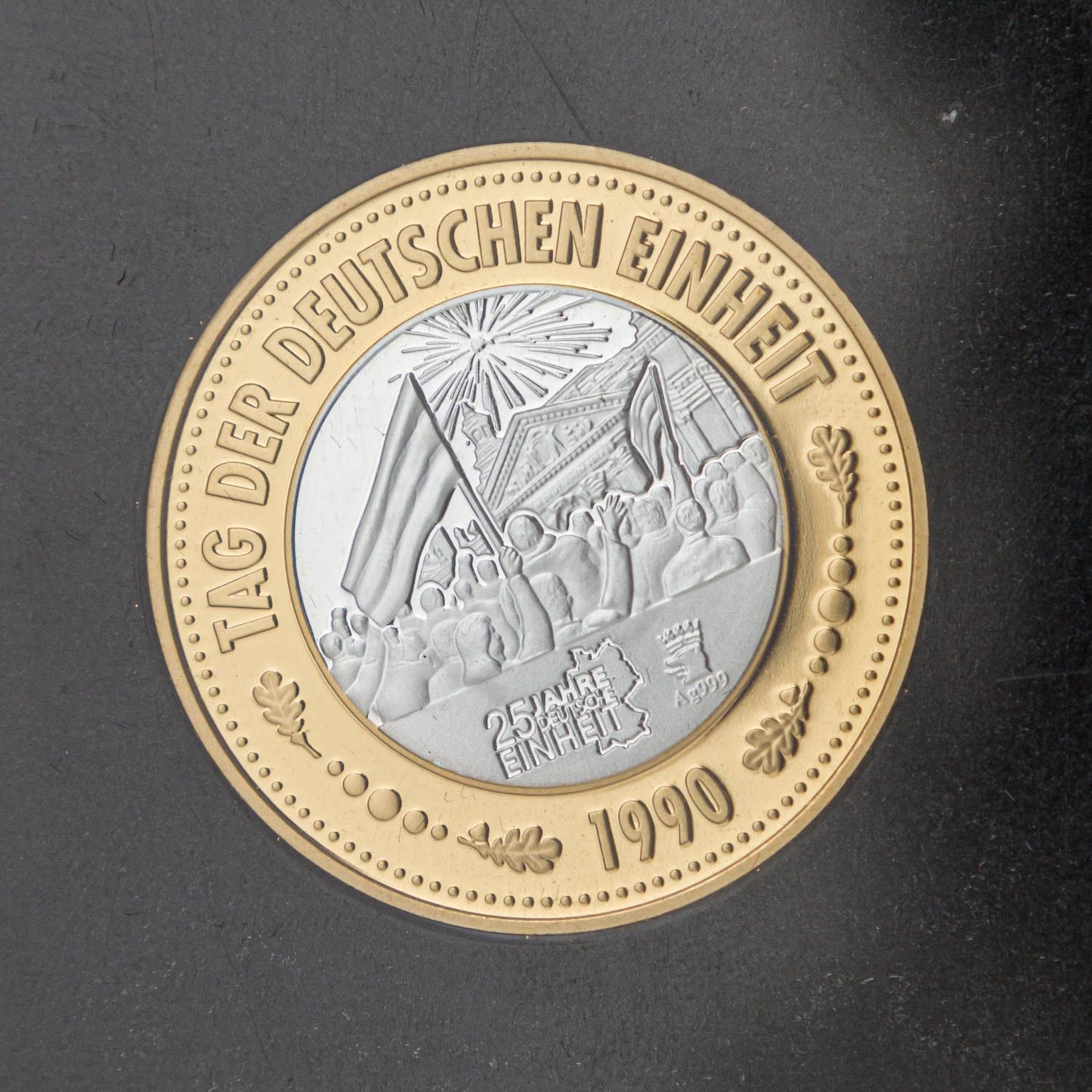 Vielversprechenes Konvolut Münzen und Medaillen, mit GOLD und SILBER -u.a. 3 x Motivgoldbarren zu je - Bild 8 aus 13