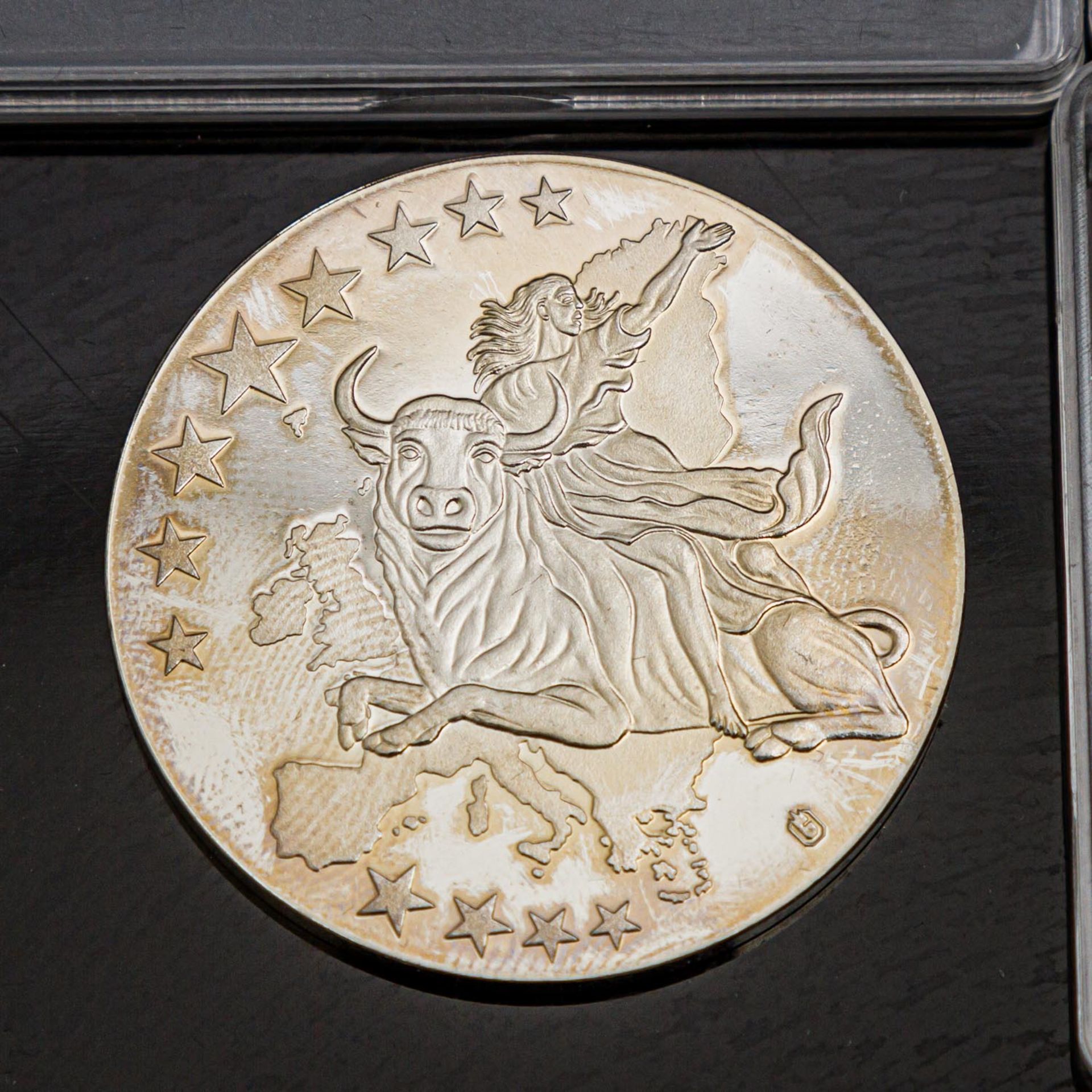 Vielversprechenes Konvolut Münzen und Medaillen, mit GOLD und SILBER -u.a. 3 x Motivgoldbarren zu je - Bild 2 aus 13