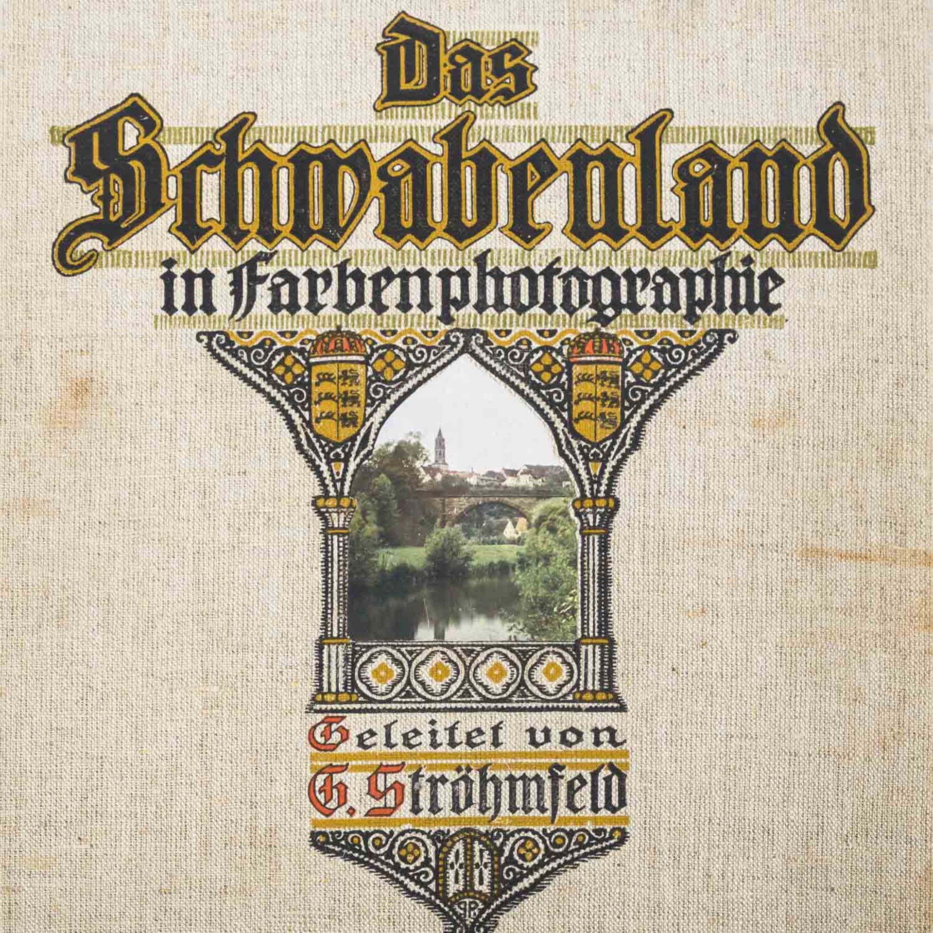 Württemberg - 2 Andenkenkrüge und BildbandDas Schwabenland in Farbphotographie von G. Ströhmfeld. - Bild 2 aus 6