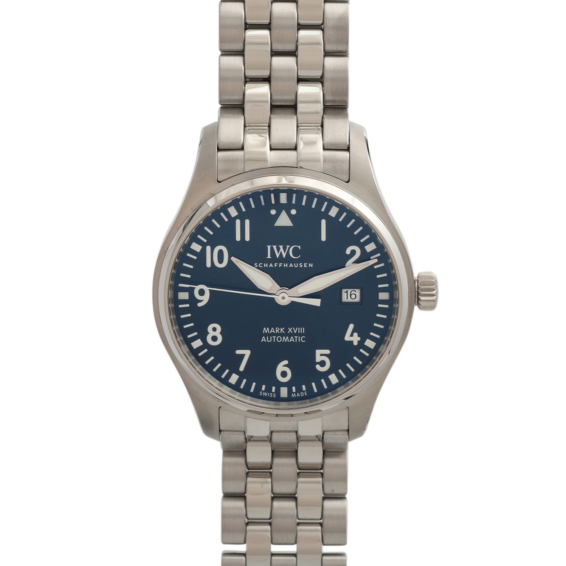 IWC PILOT’S WATCH MARK XVIII Edition Le Petit Prince Herrenuhr, Ref. IW327016.Edelstahl. Automatic-