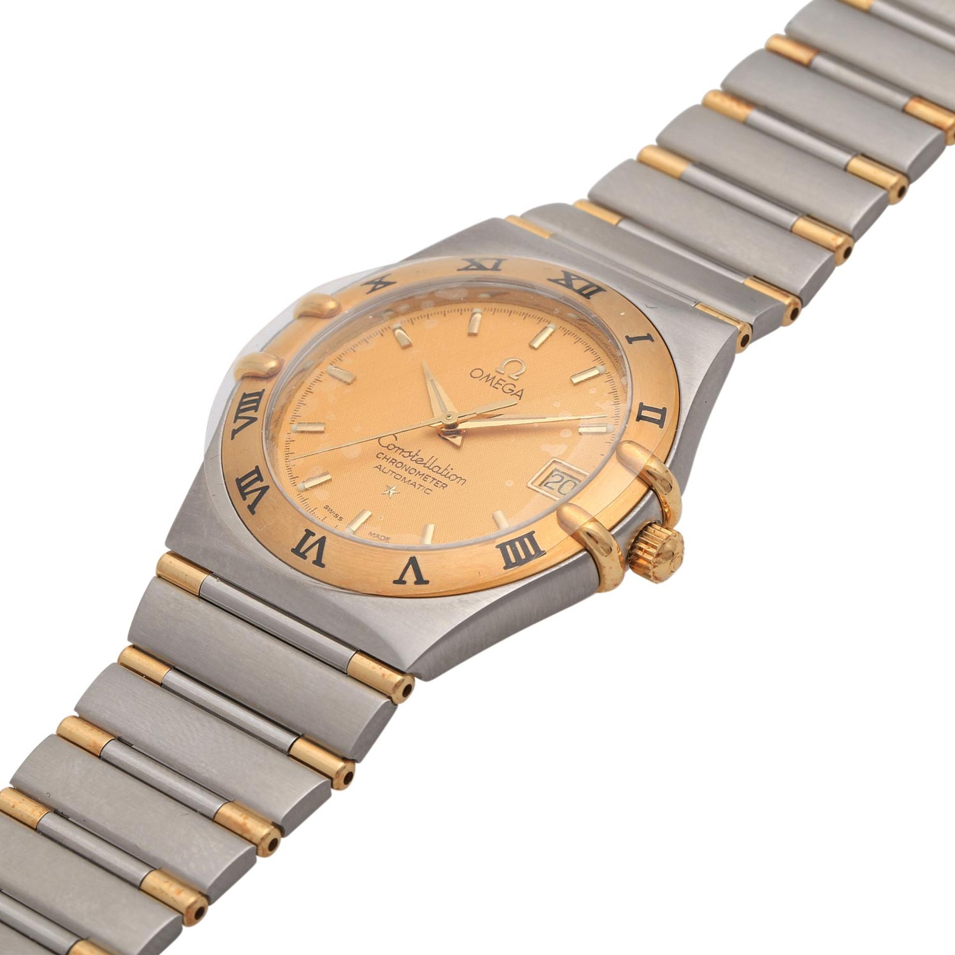 OMEGA Constellation Armbanduhr. Edelstahl/Gold 18K.Automatic-Werk. Serien-Nr. 80781672. - Image 4 of 5