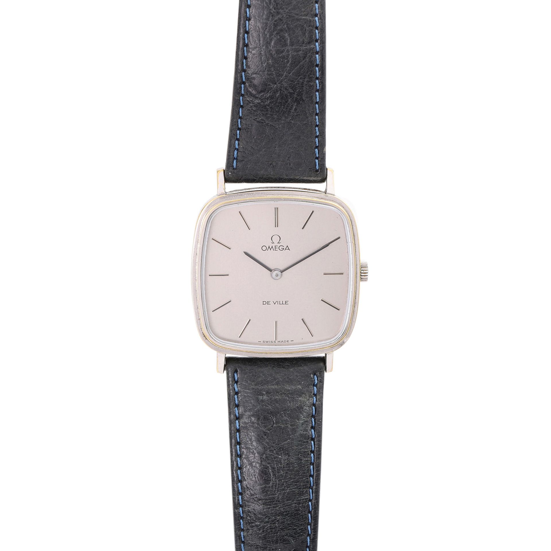 OMEGA De Ville Vintage Armbanduhr, Ref. 111.0118, ca. 1970er Jahre.Edelstahl/goldplattiert.
