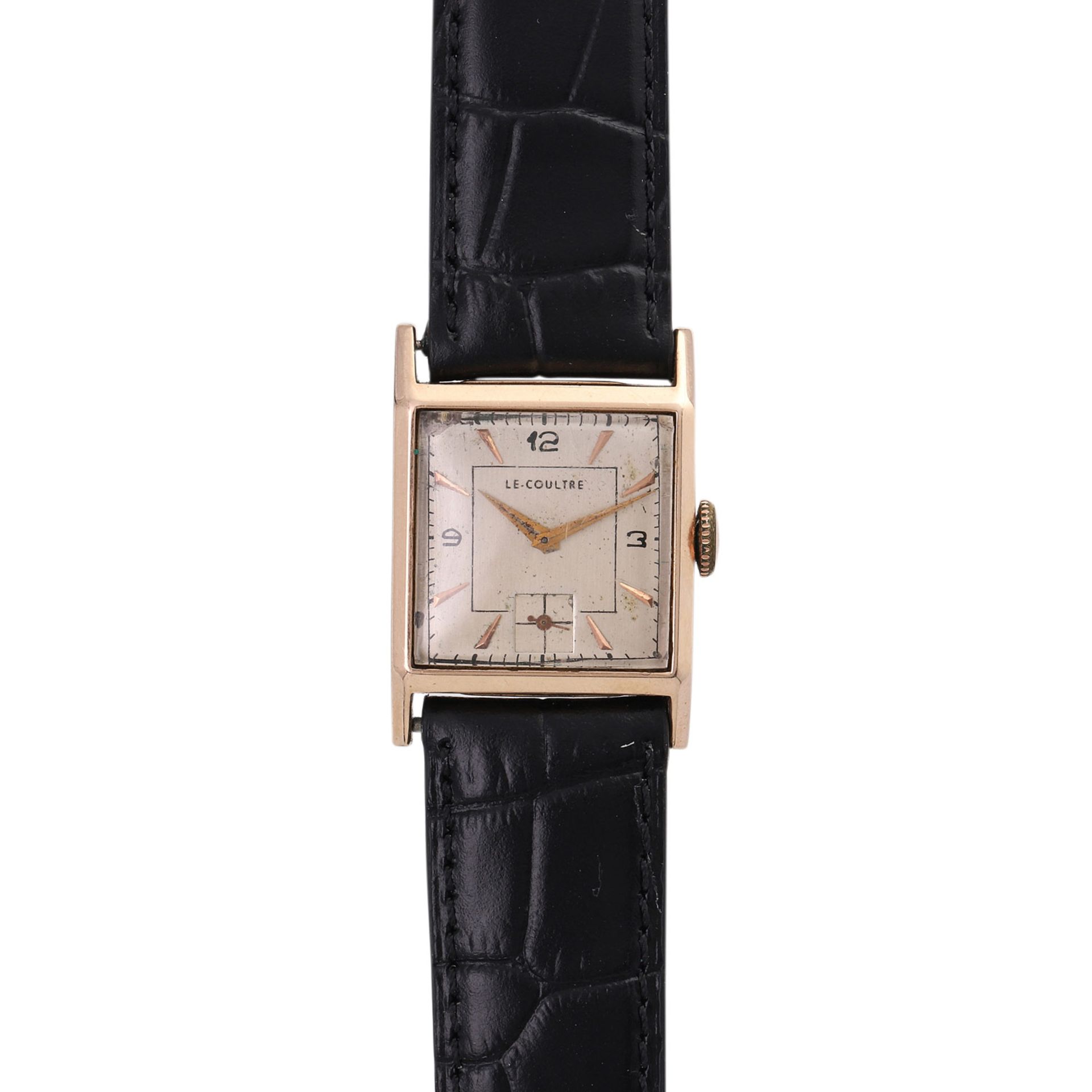LE COULTRE Vintage Armbanduhr, ca. 1940/50er Jahre. Gold 14K.Handaufzugwerk, Cal. 428. Werk-Nr.