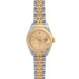 ROLEX Oyster Datejust Damenuhr, Ref. 69173, R-Serie, ca. 1987/88.Edelstahl/Gold. Automatic-Werk.