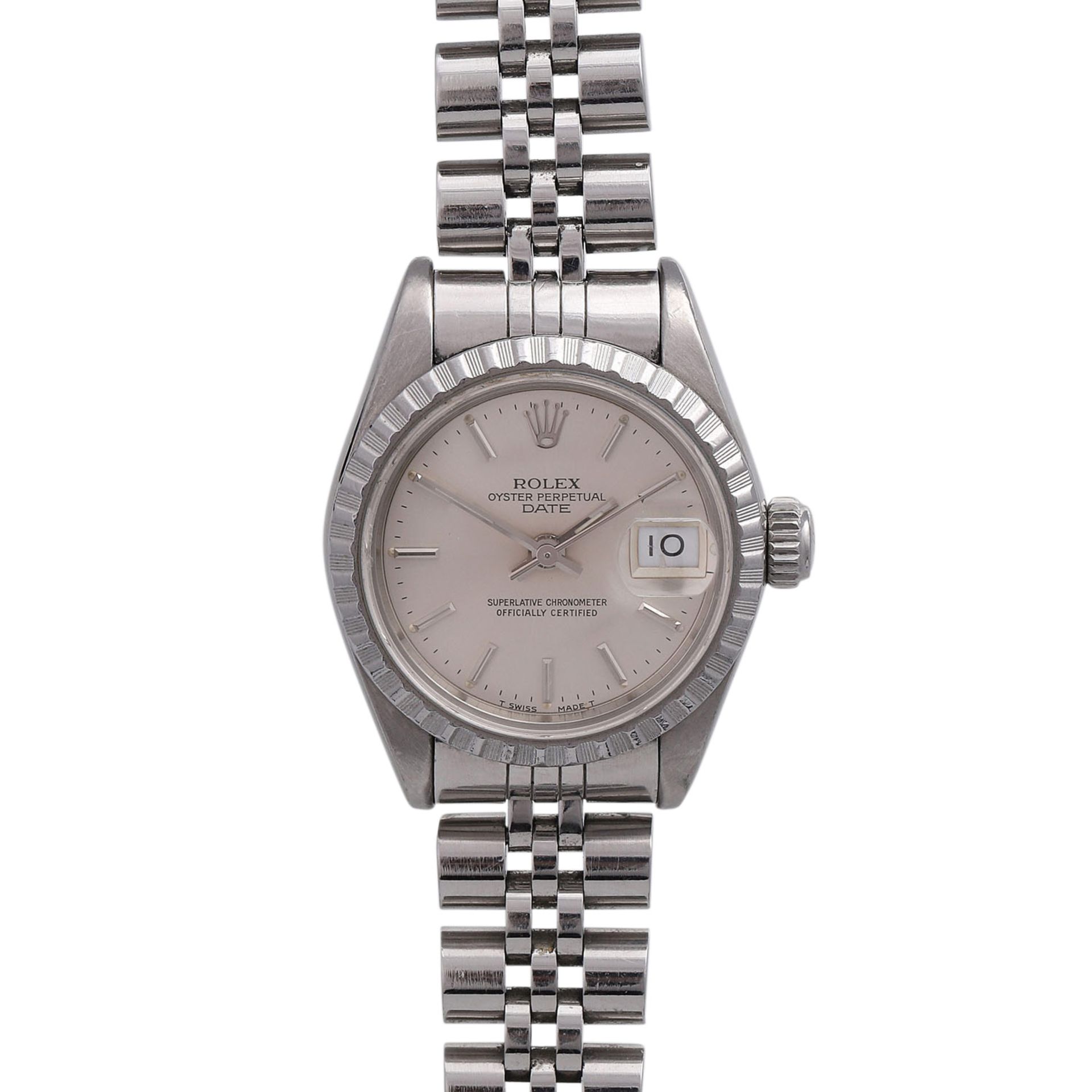 ROLEX Oyster Date Damenuhr, Ref. 69190, ca. 90er Jahre.Edelstahl. Automatic-Werk. Serien-Nr.