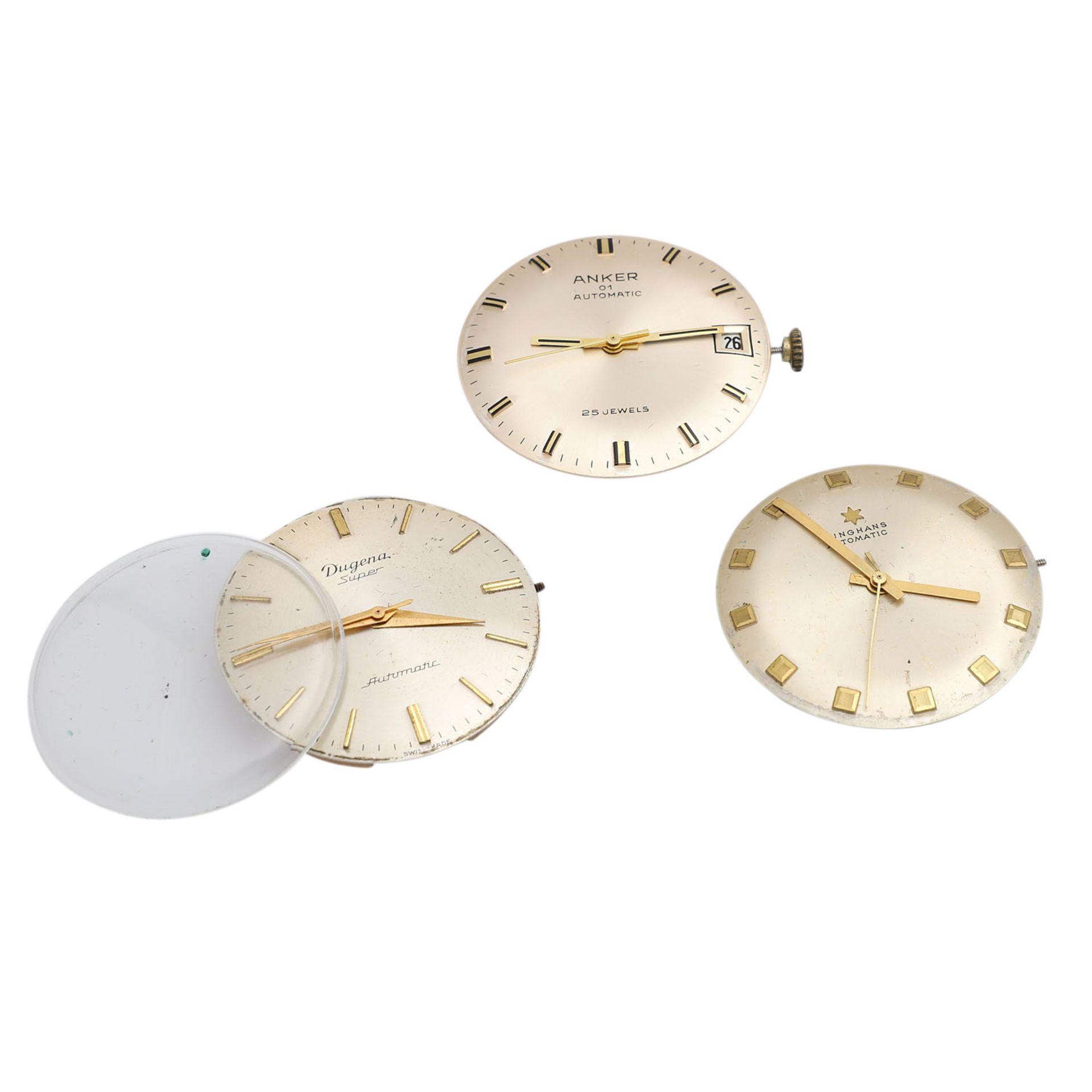 Konvolut Uhrwerke 10-teilig,Händlerkonvolut best. aus 6 Damenuhrwerken, 4 Herrenuhrwerken (1 mit - Bild 3 aus 5