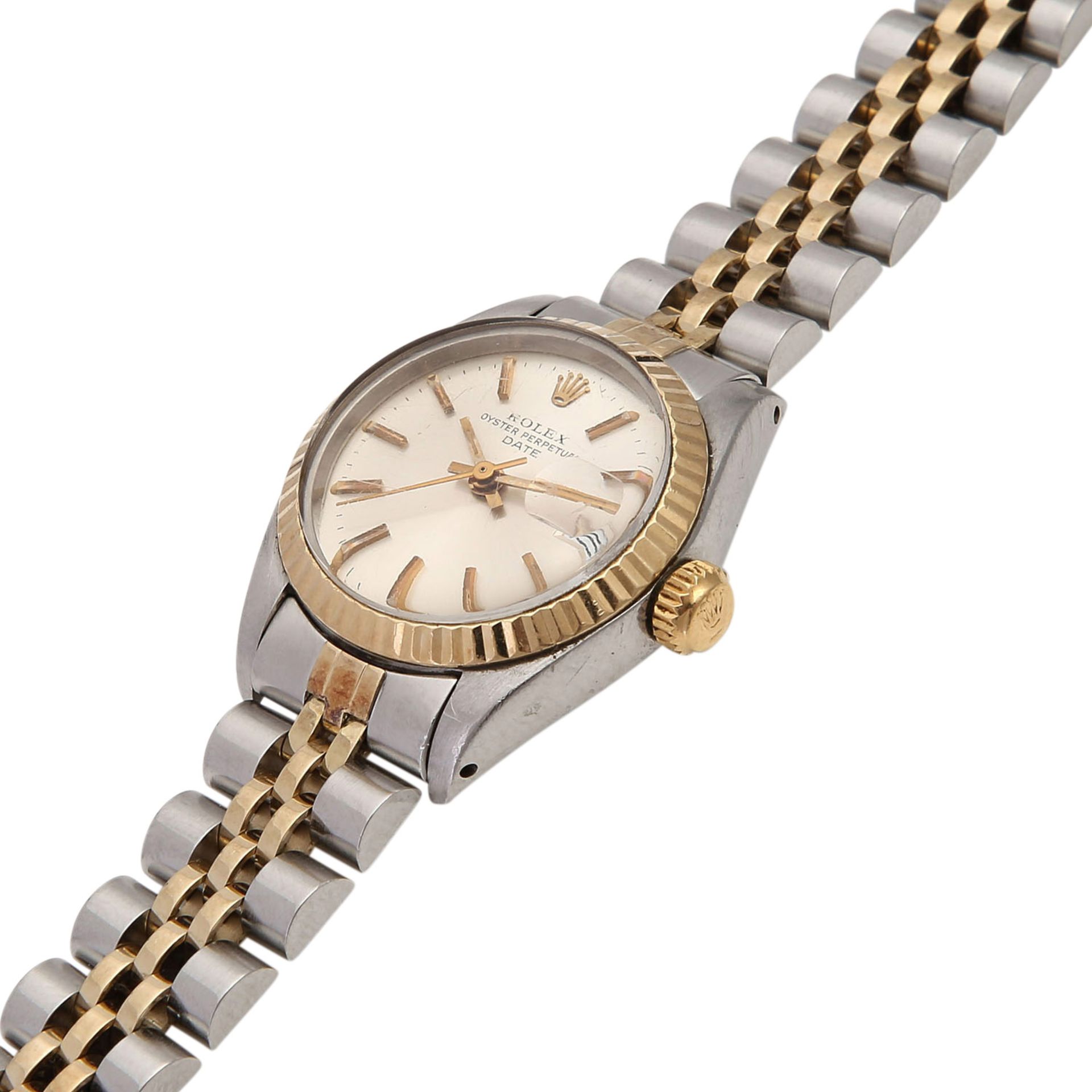 PFANDAUKTION: 1 Rolex Date DAU Stahl/ Gold,mit Gebrauchspuren, Pfand-Nr. +16067-0773. Bitte beachten - Image 4 of 4